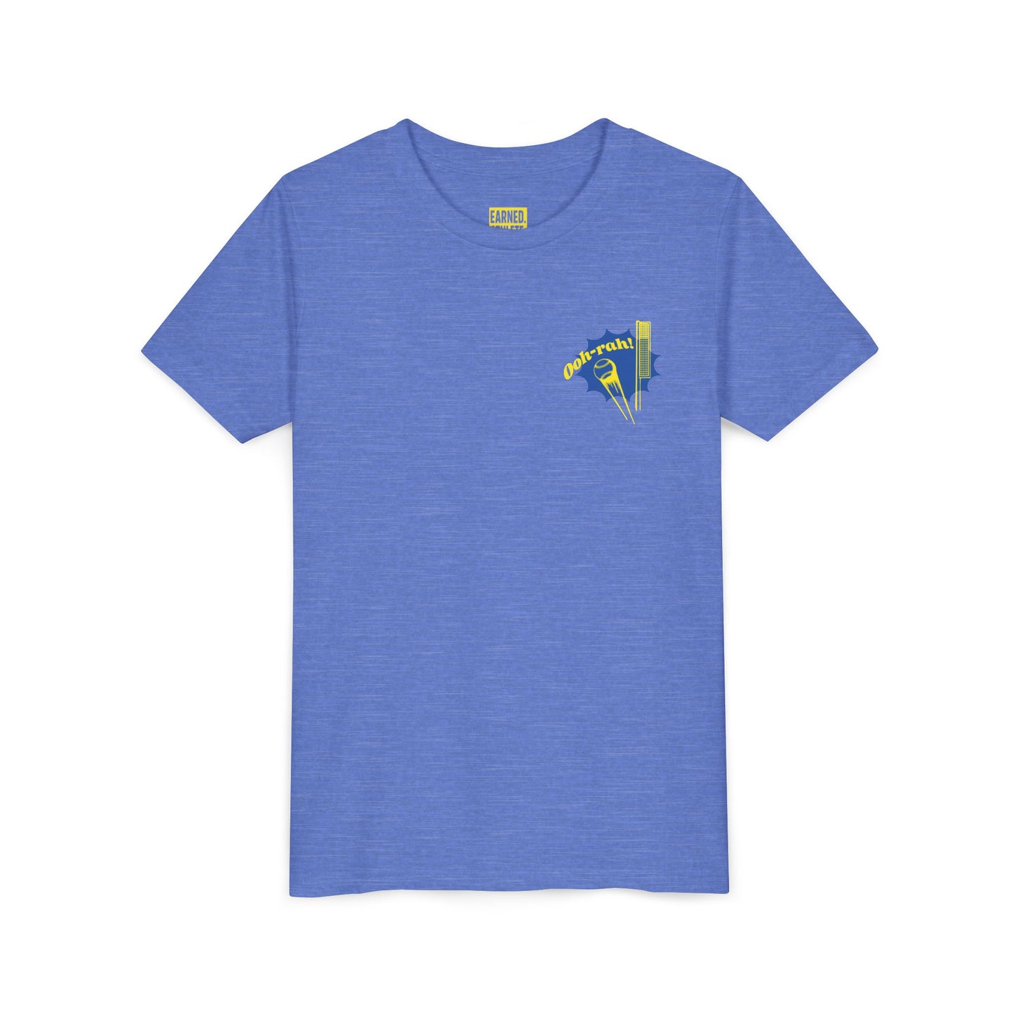 PIECE OF IT Youth Tee (Blue Logo) - DUGOUT CHANT Collection