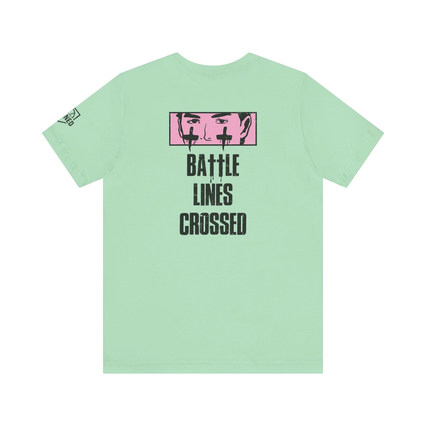 BATTLE LINES CROSSED Tee (Black Font)