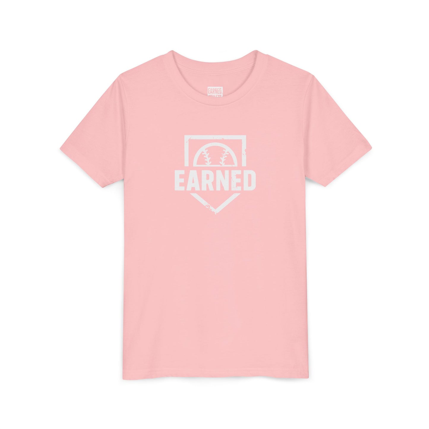 EARNED Logo Youth Tee (White Font)