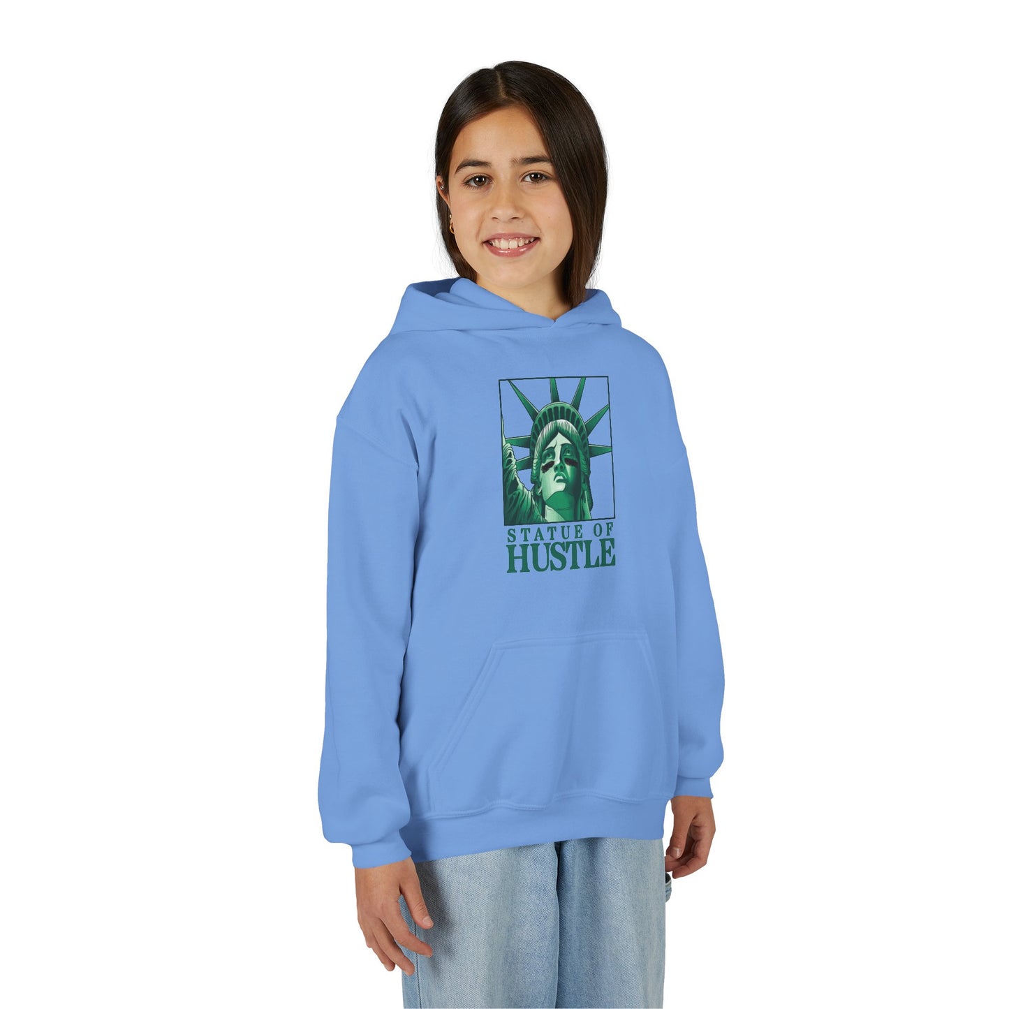 STATUE OF HUSTLE Youth Hoodie - AMERICA 250 Collection