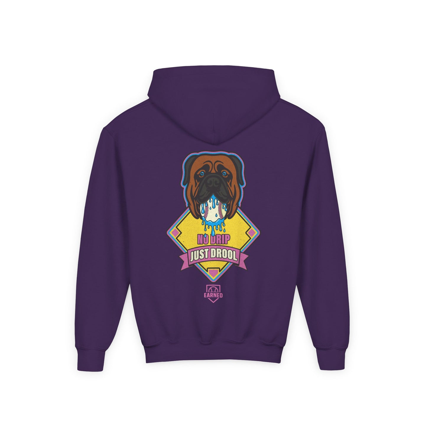 NO DRIP. JUST DROOL. Youth Hoodie - BARK PARK Collection