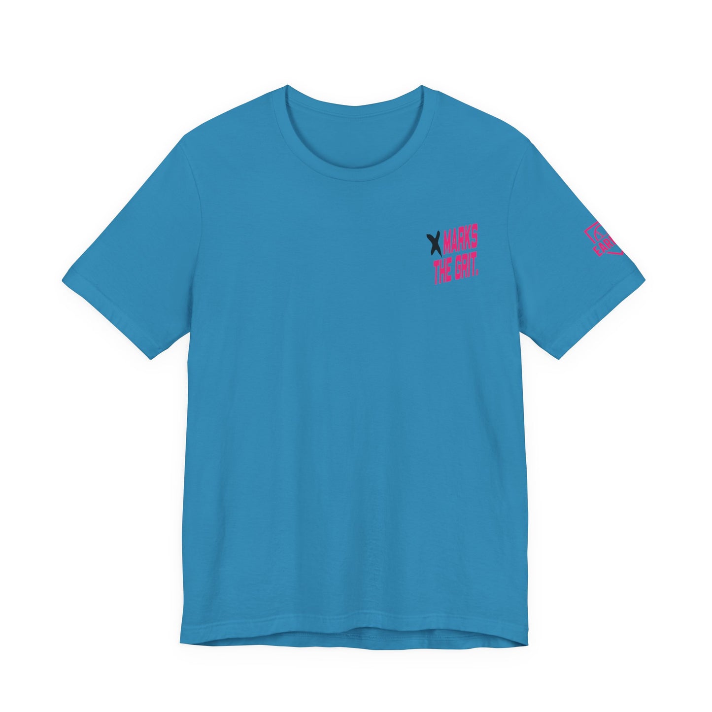 X MARKS THE GRIT Tee (Black X, Pink font)