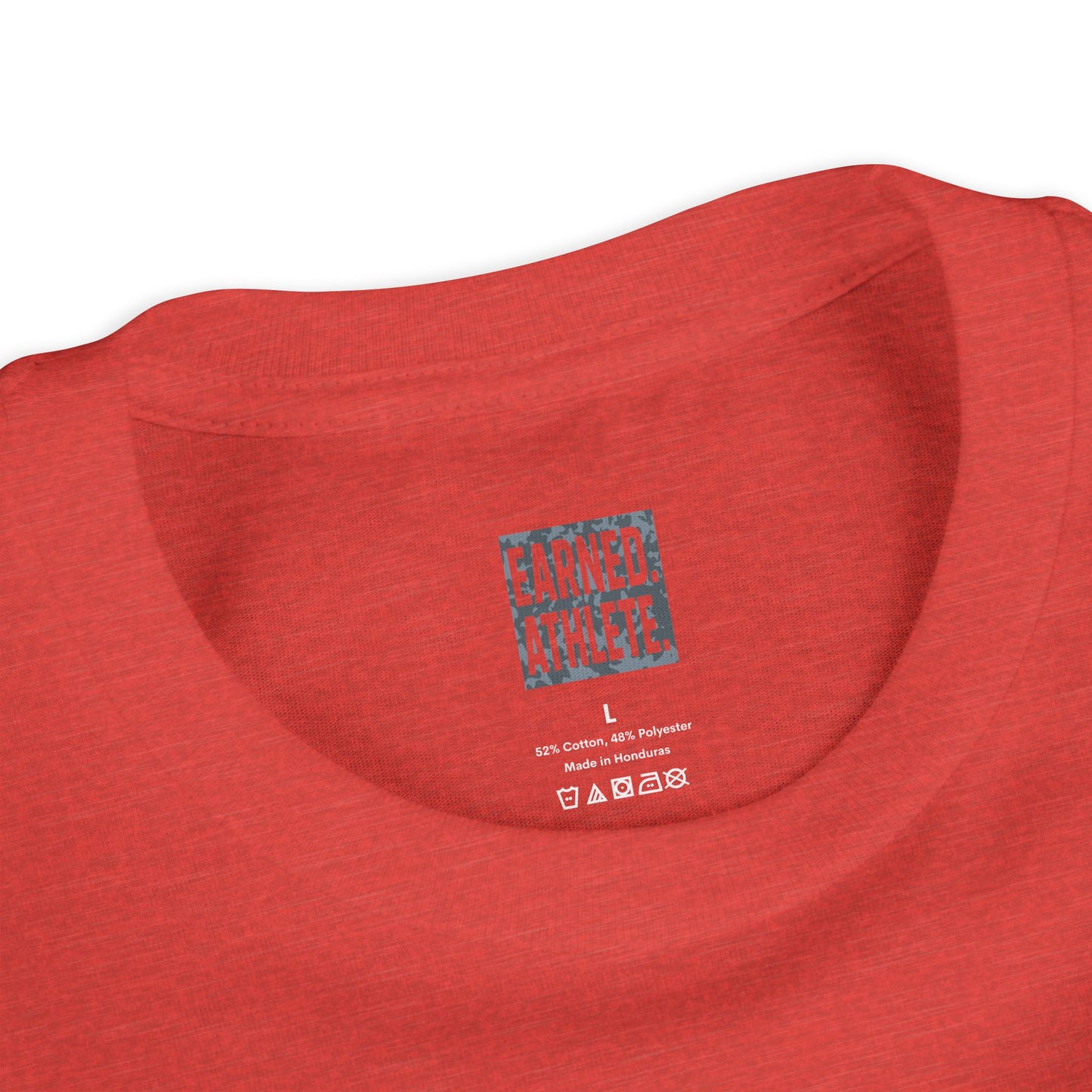 SHOWING UP ADDS UP Youth Tee (Grey Camo Font)