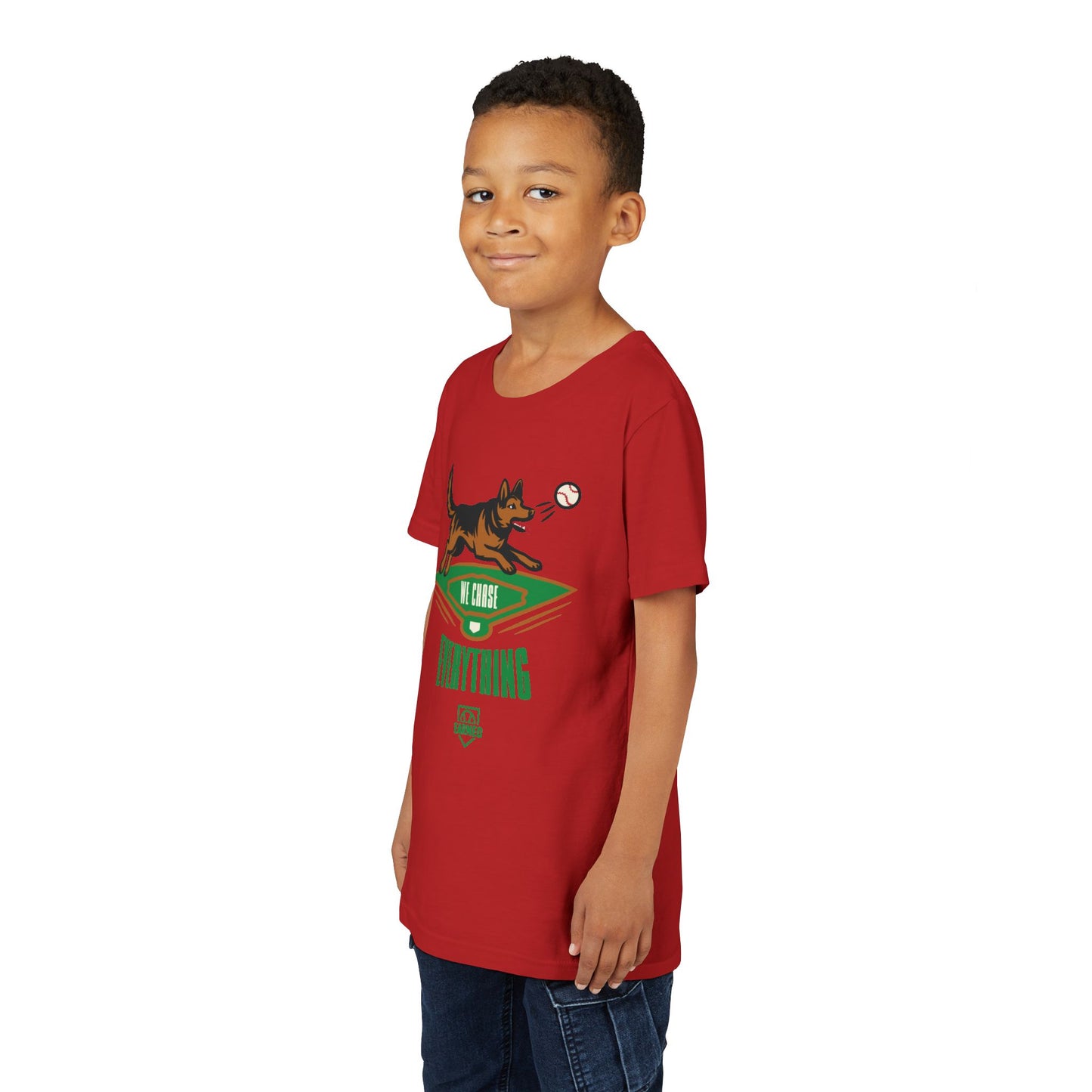 WE CHASE EVERYTHING Youth Tee - BARK PARK Collection