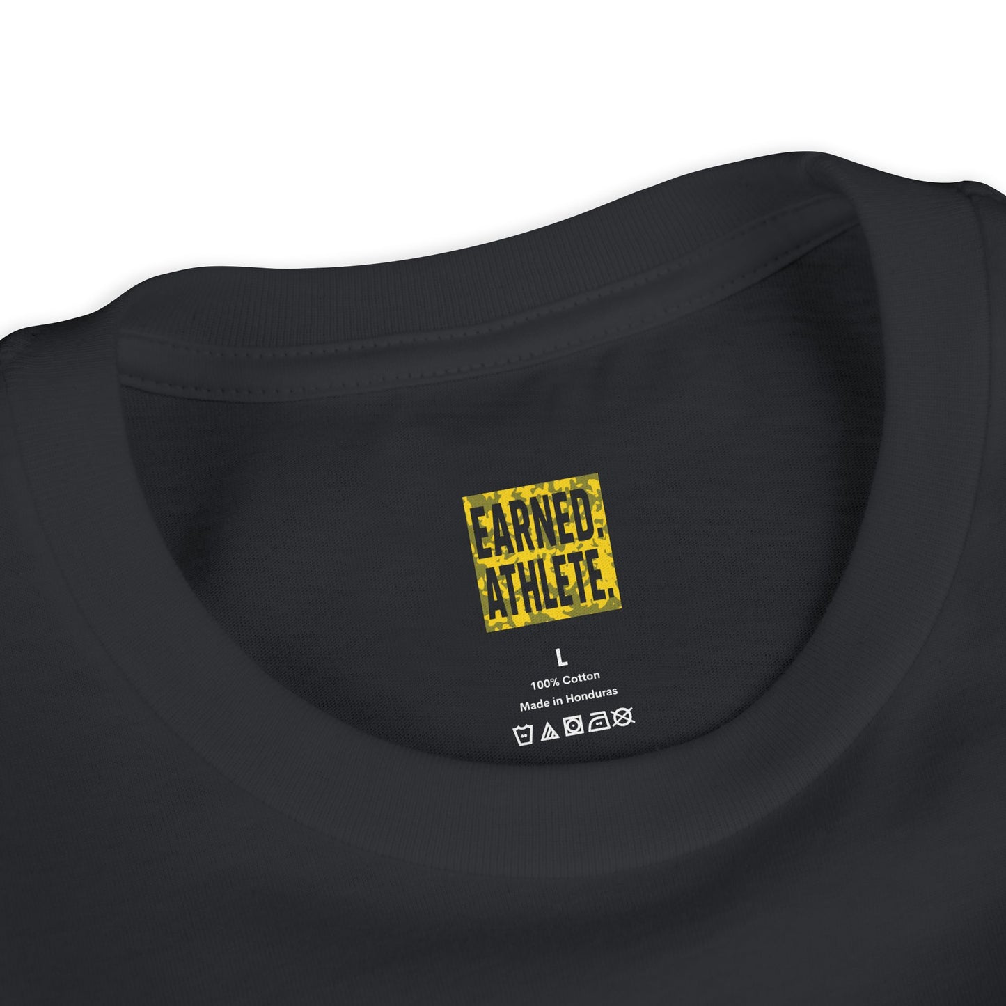 SHOWING UP, ADDS UP Youth Tee (Yellow Font)