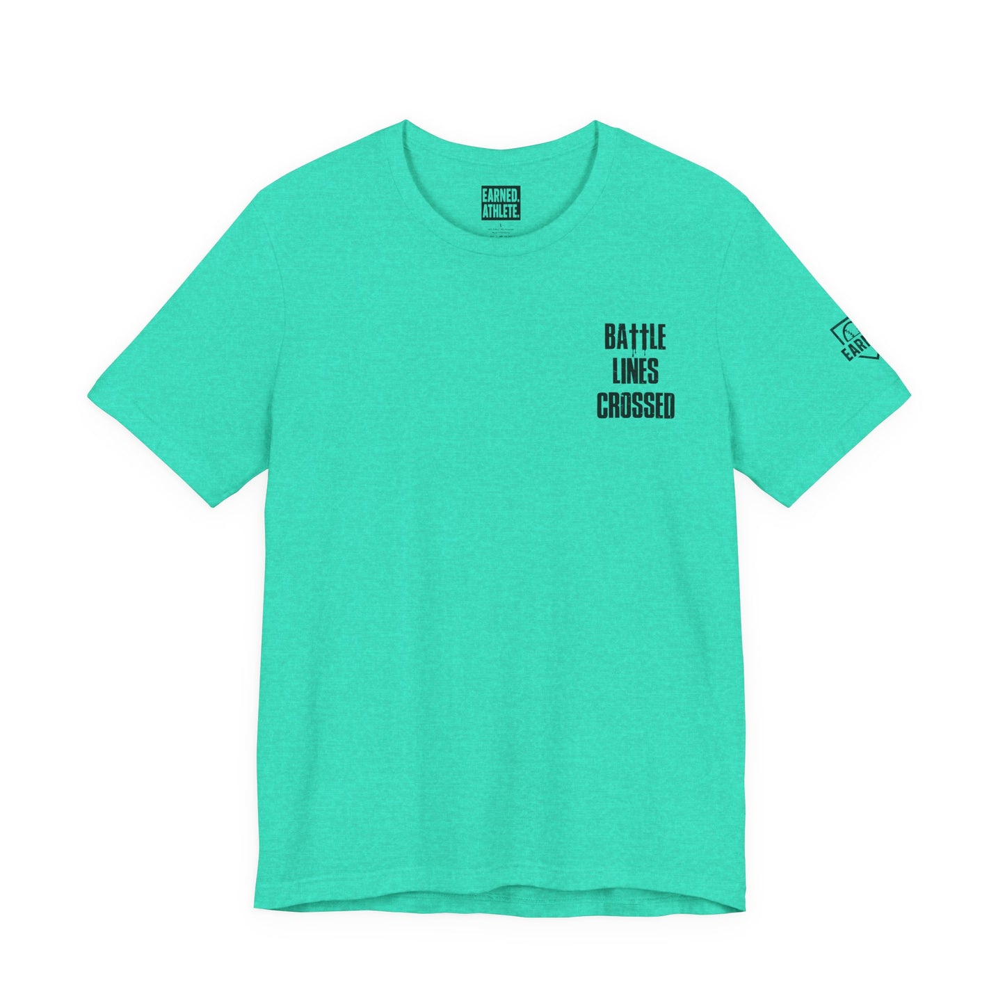 BATTLE LINES CROSSED Tee (Black Font)