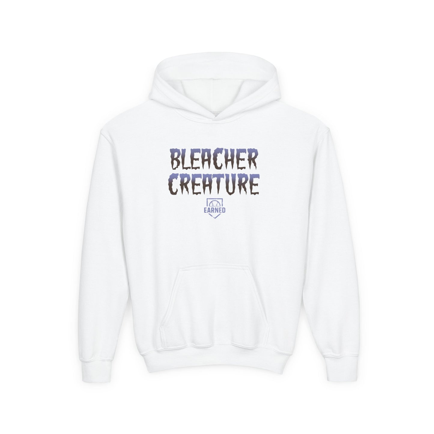 BLEACHER CREATURE Youth Hoodie (Violet Halloween Logo)