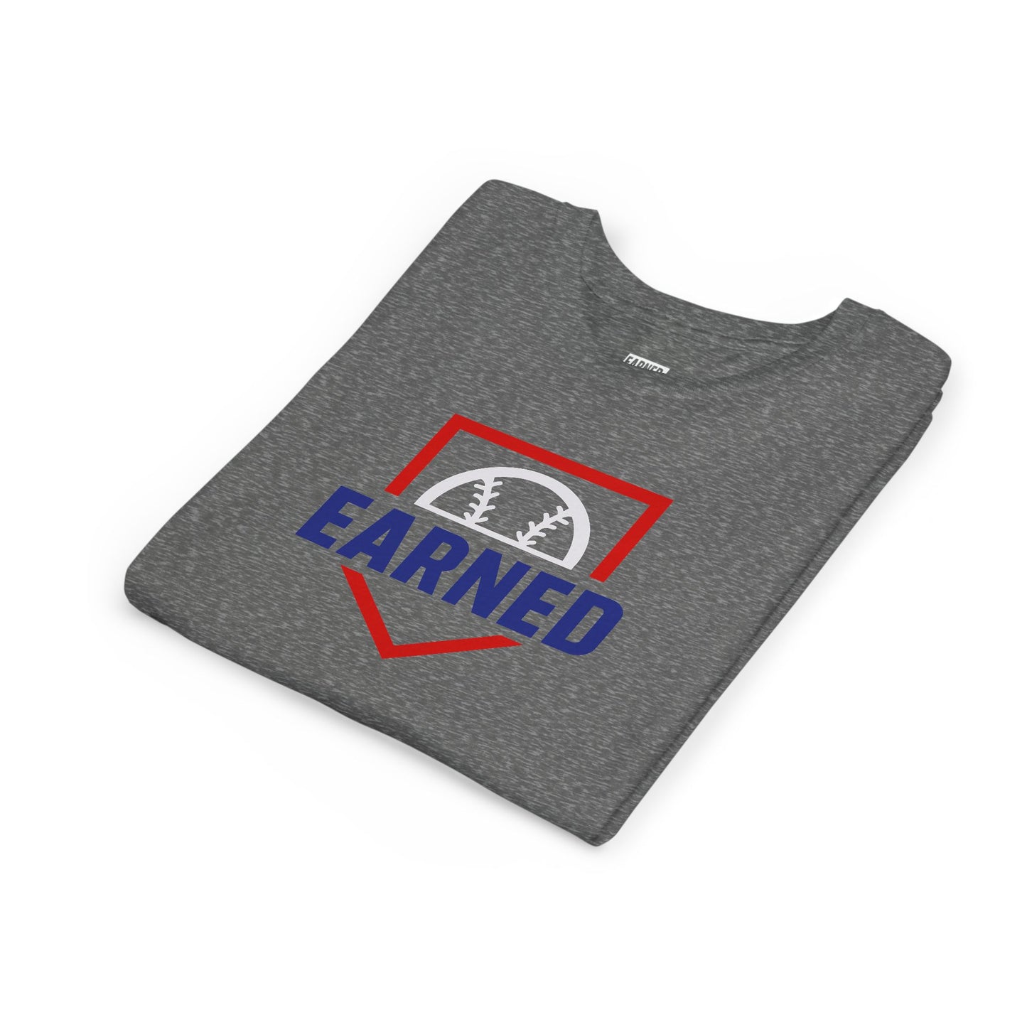EARNED LOGO Youth Tee (Red Plate)