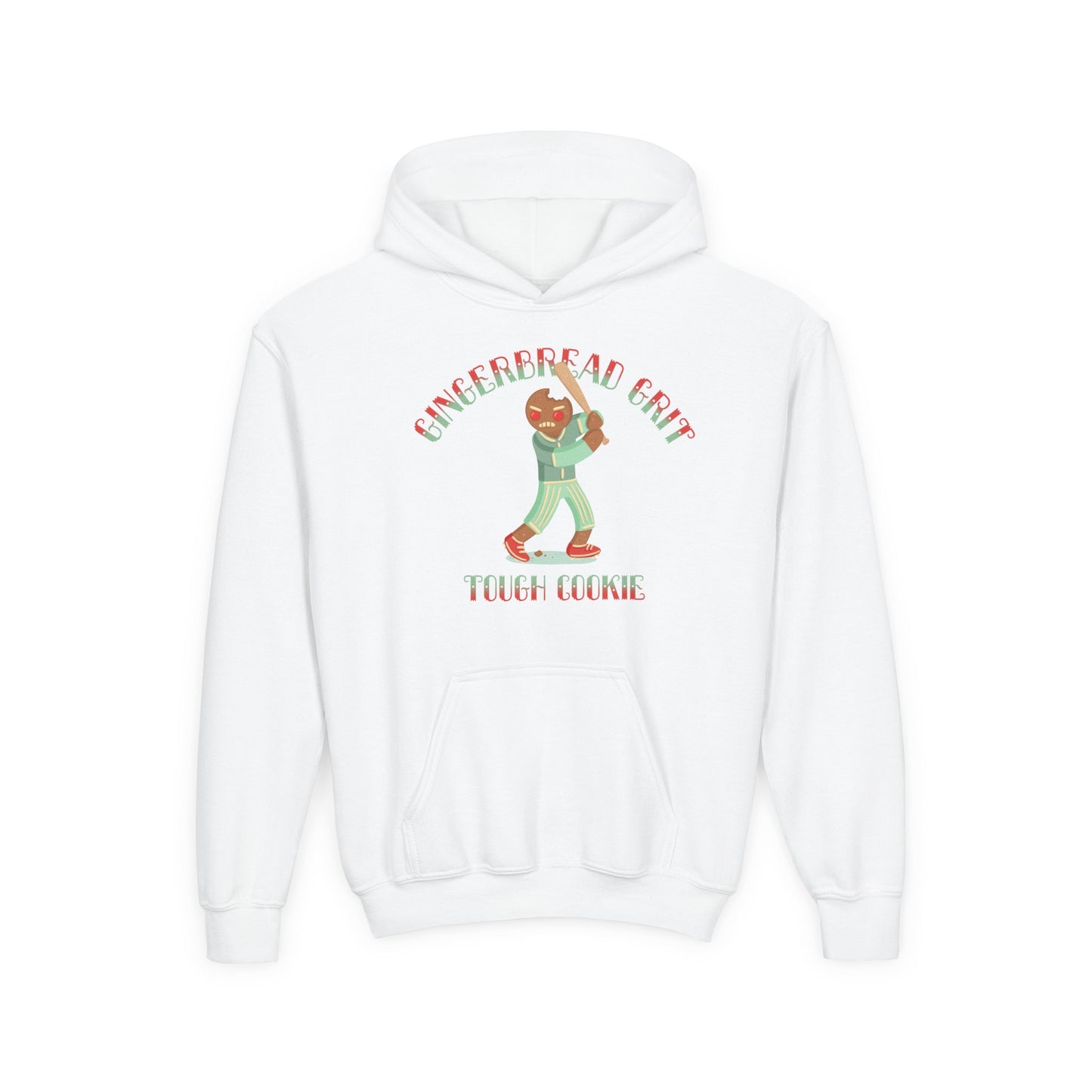 GINGERBREAD GRIT Youth Hoodie — SLEIGH SQUAD Collection