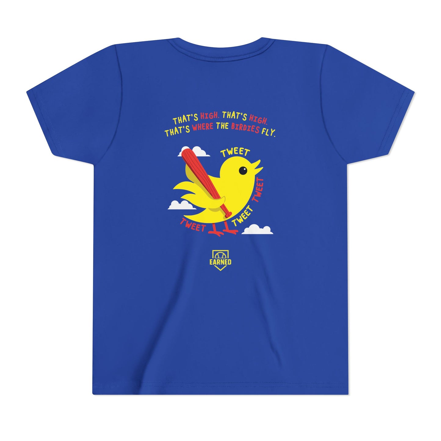 THAT'S HIGH Youth Tee (Yellow Bird) - DUGOUT CHANT Collection