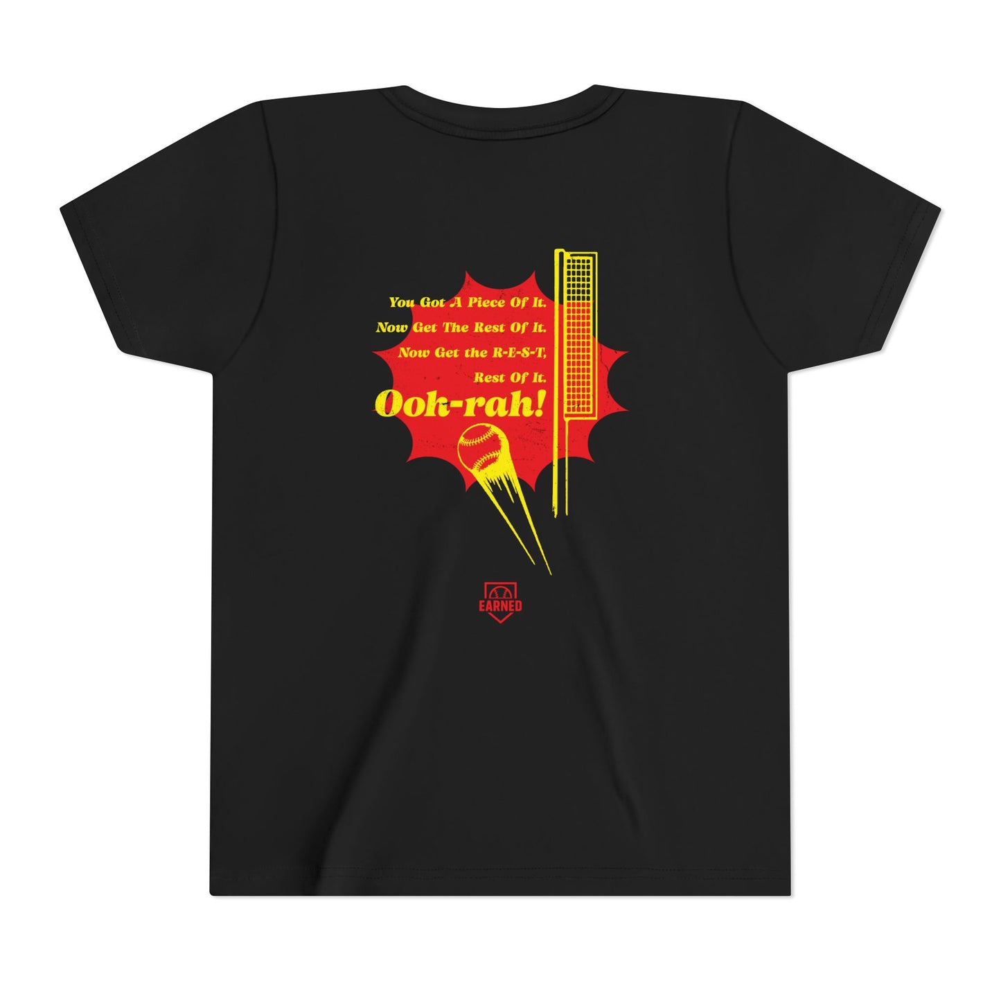 PIECE OF IT Youth Tee (Red Logo) - DUGOUT CHANT Collection