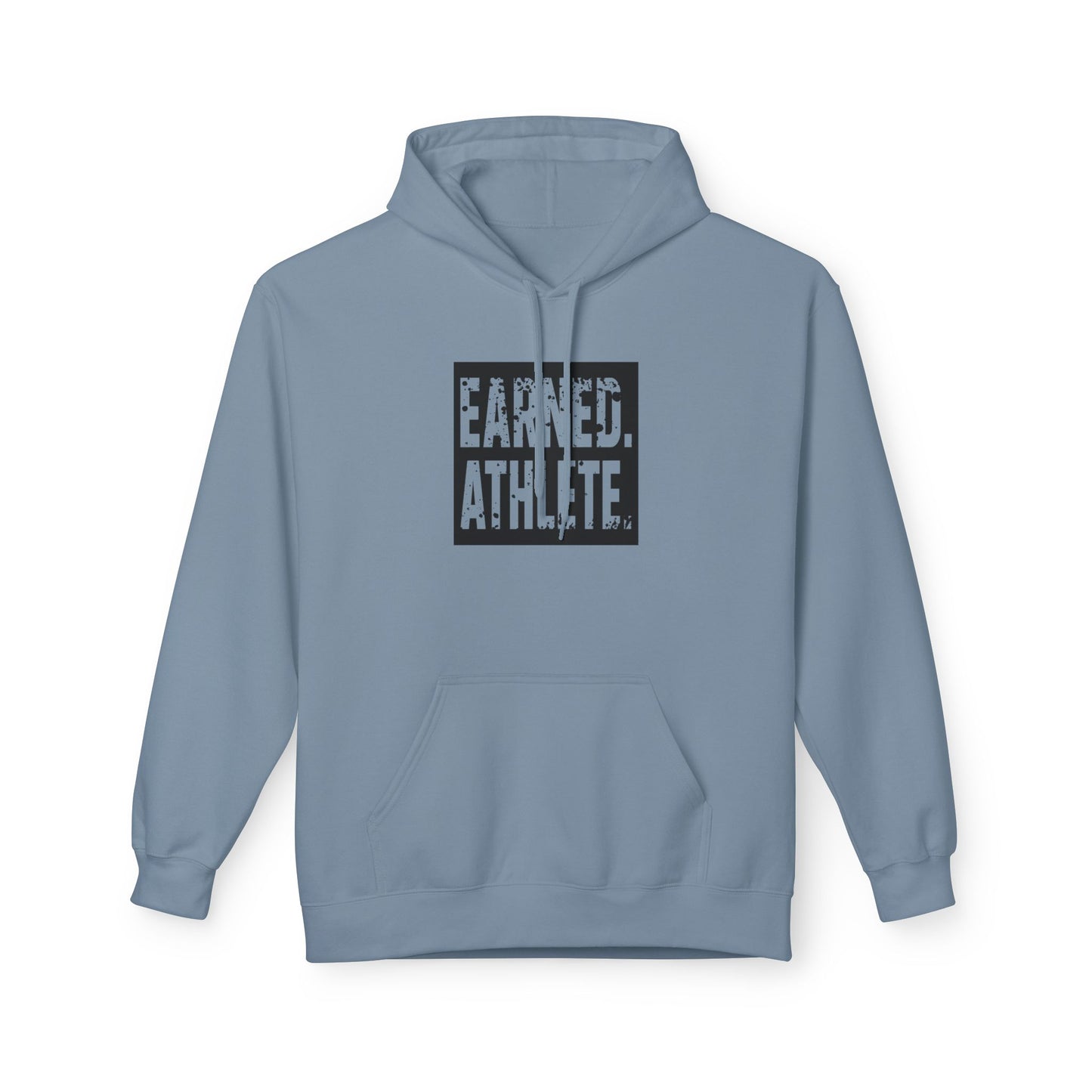 EARNED. ATHLETE. Hoodie (Black Logo)