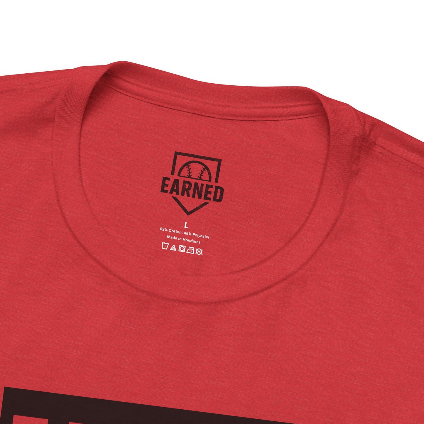 EARNED. ATHLETE. Logo Tee (Black Font)