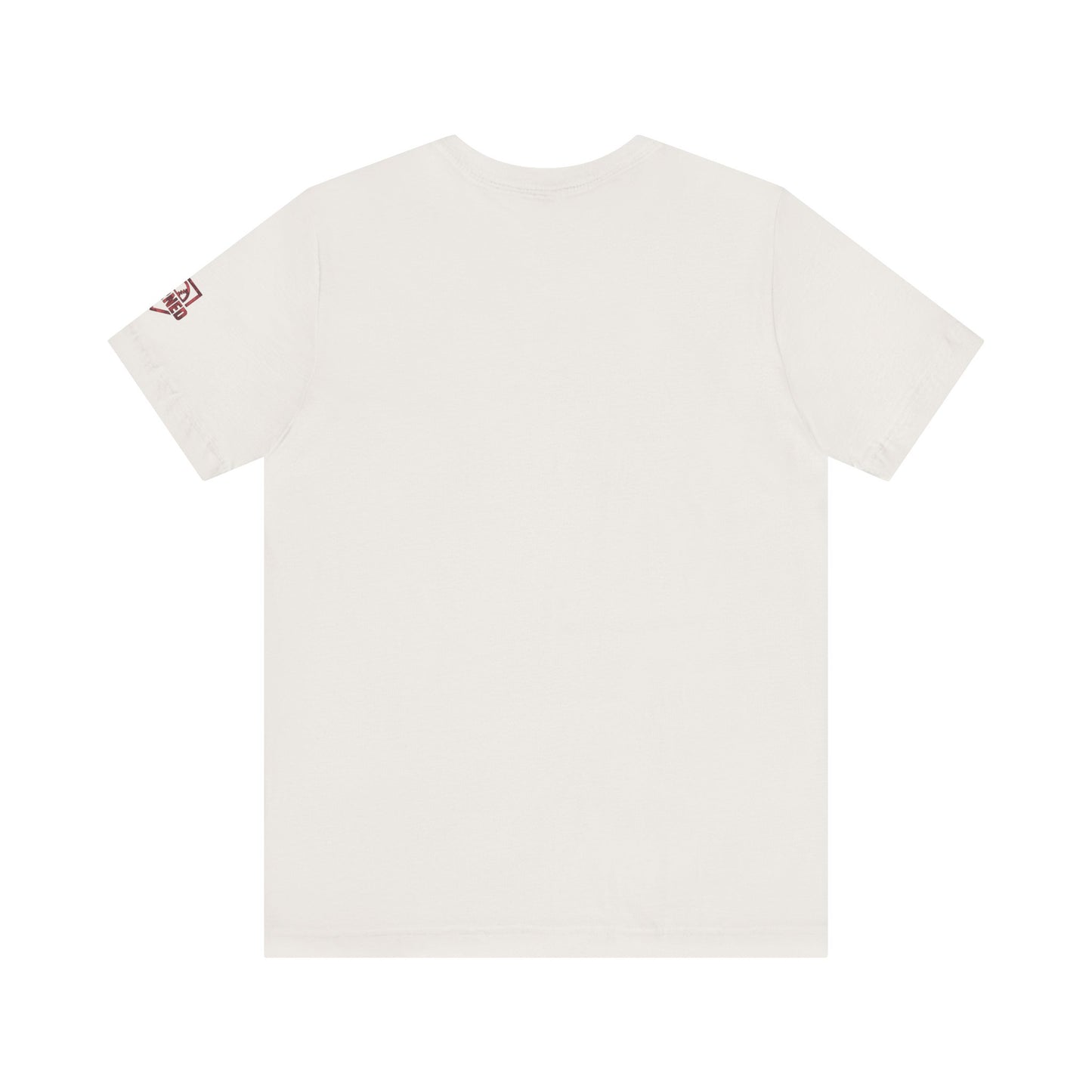 SHOWING UP ADDS UP Tee (Red Camo Font)