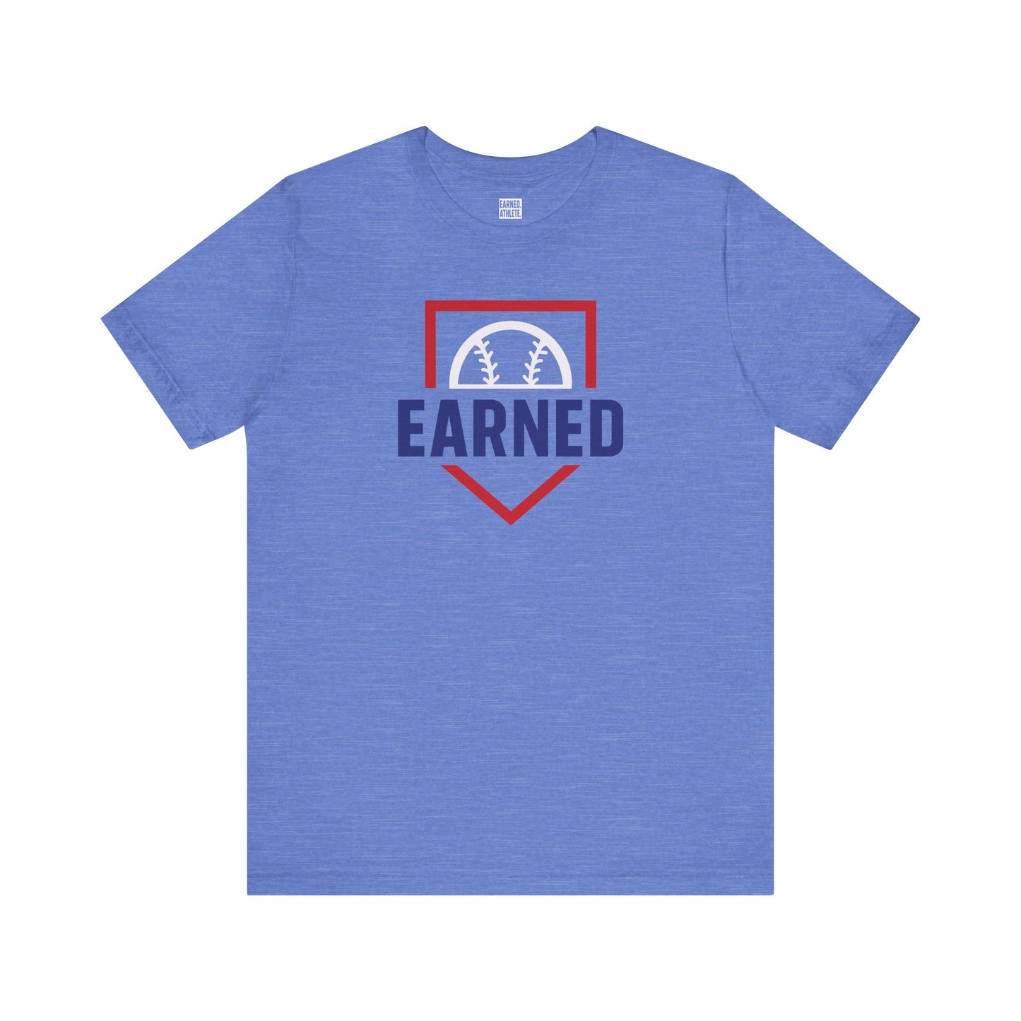 EARNED Logo Tee (Red Plate)