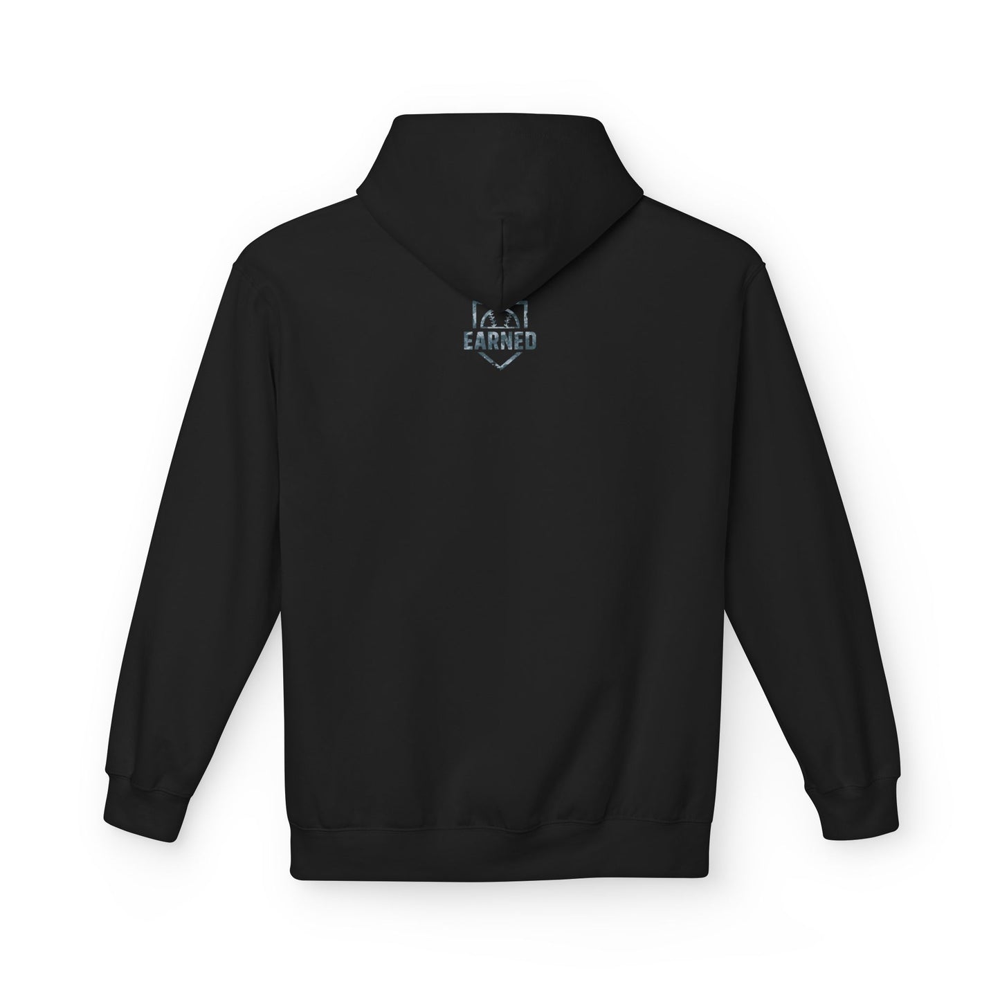 SHOWING UP ADDS UP Adult Hoodie (Grey Camo Logo)