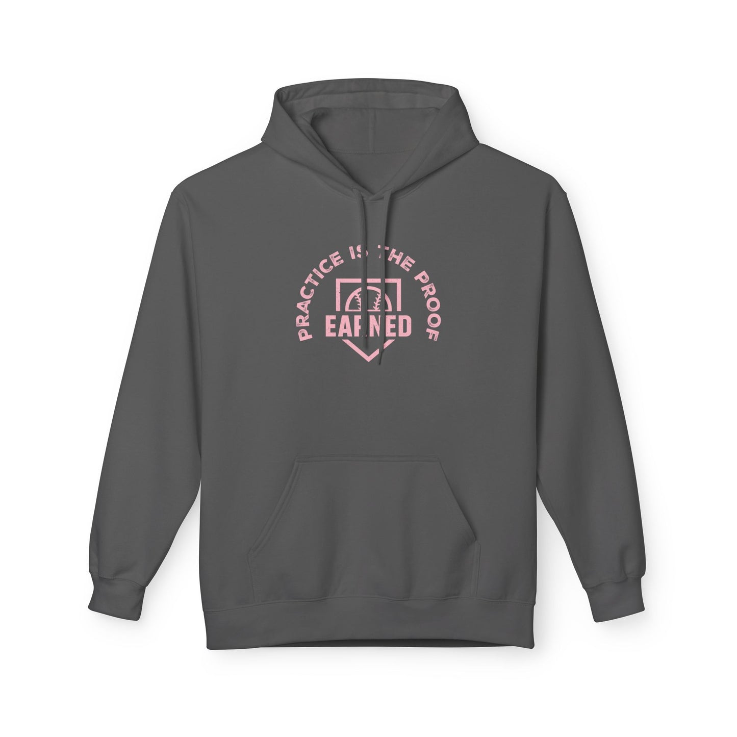 PRACTICE IS THE PROOF Hoodie (Pink Font)