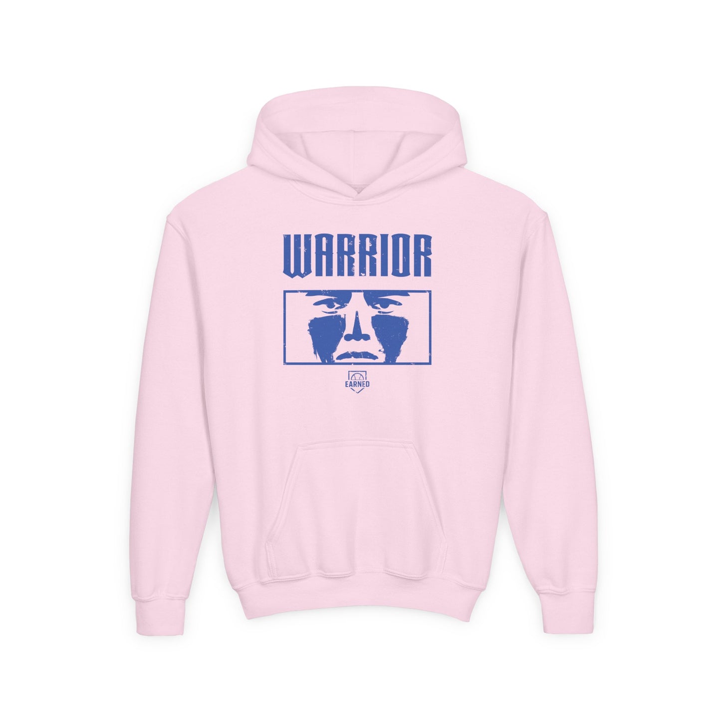 EYE BLACK NATION / WARRIOR Youth Hoodie (Blue Logo)