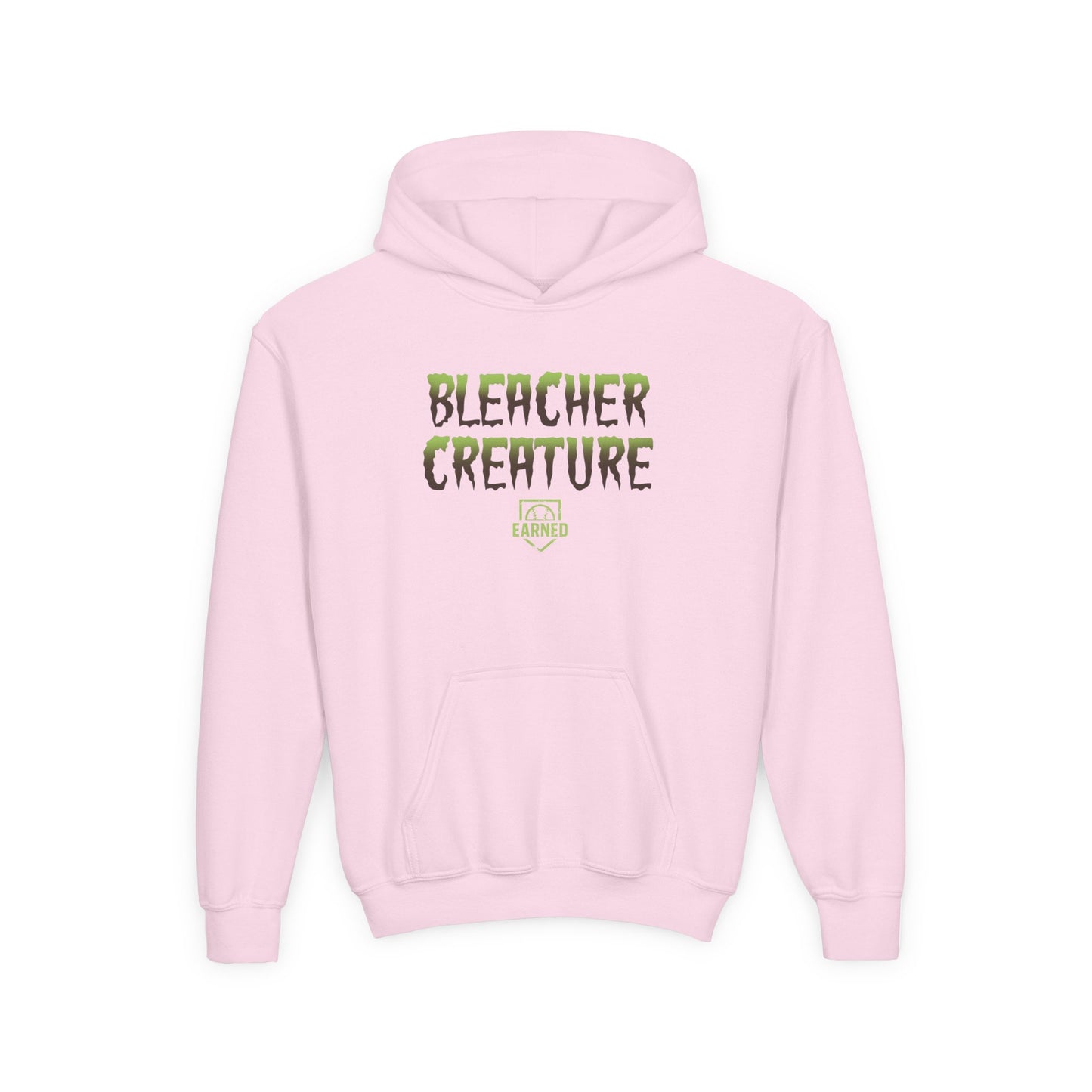 BLEACHER CREATURE Youth Hoodie (Green Halloween Logo)
