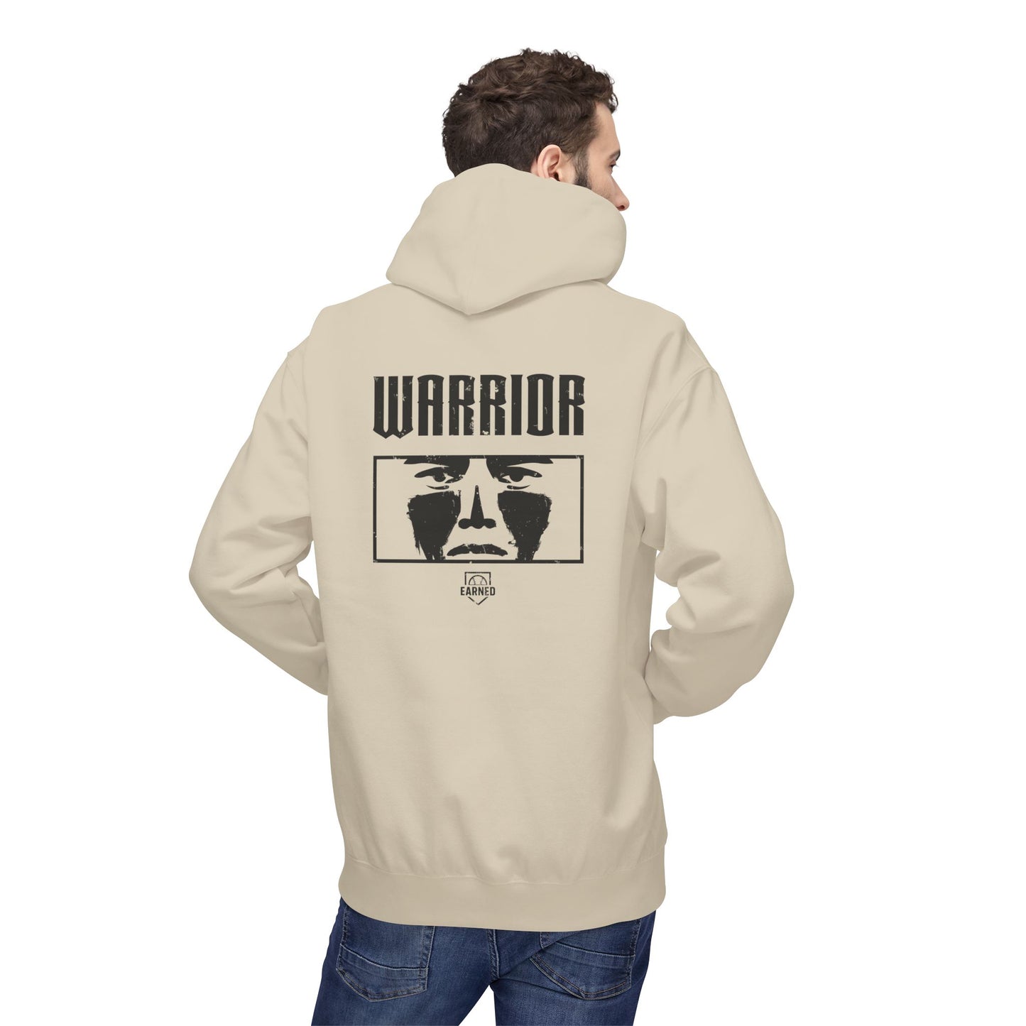 EYE BLACK NATION / WARRIOR Hoodie (Black Font)