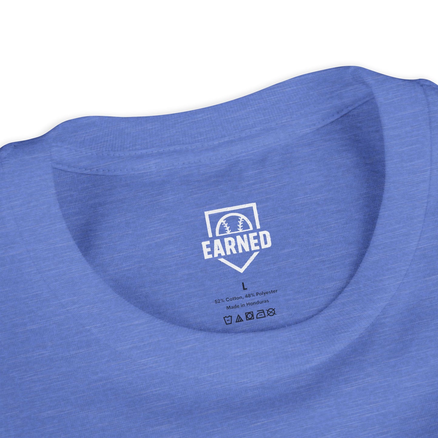 EARNED. ATHLETE. Youth Tee (White Font)