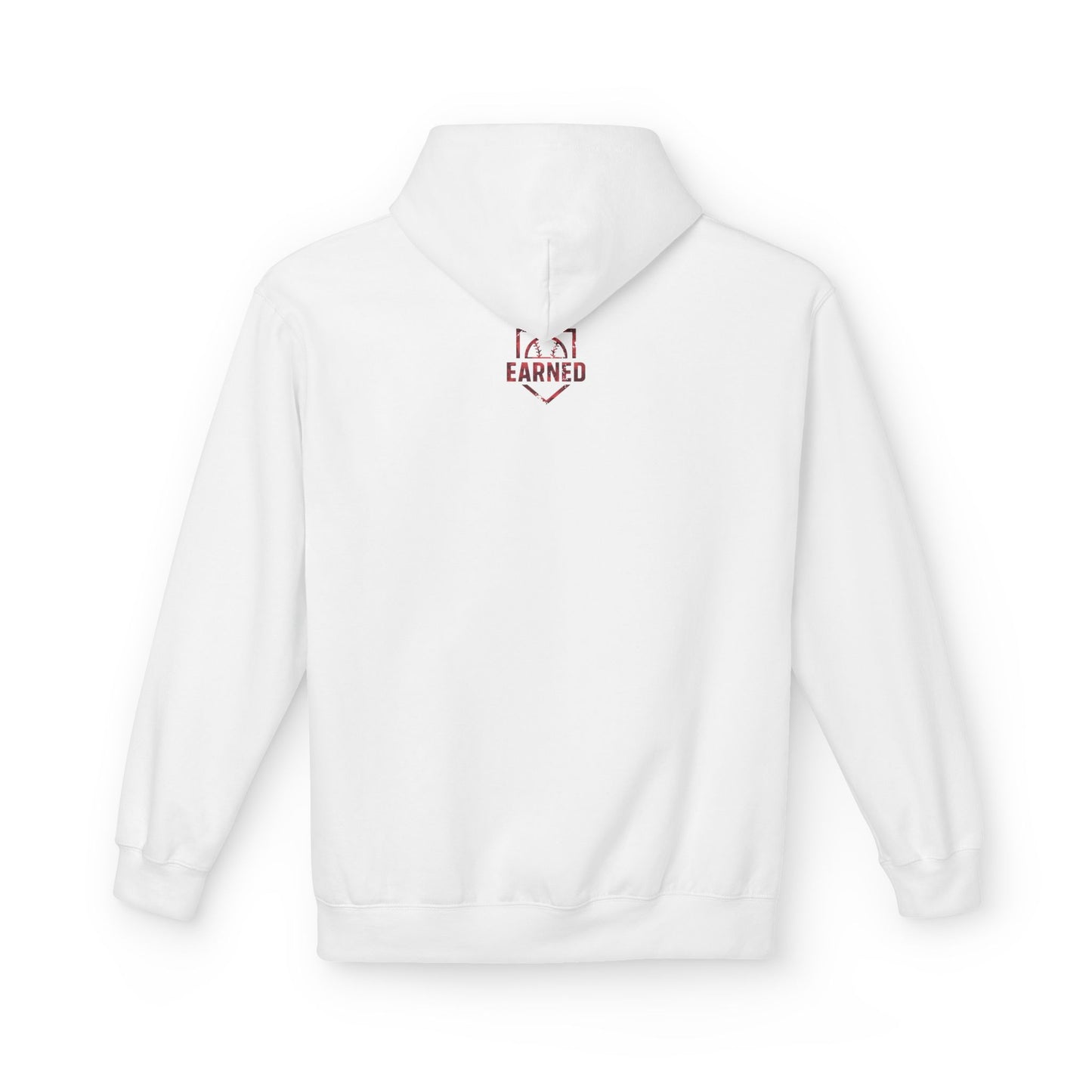 SHOWING UP ADDS UP Adult Hoodie (Red Camo Logo)
