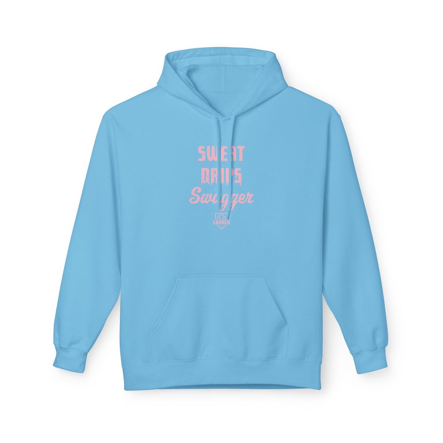 SWEAT DRIPS SWAGGER Hoodie (Pink Font)