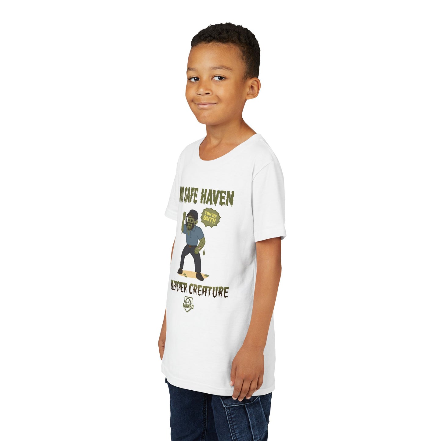 NO SAFE HAVEN Youth Tee - BLEACHER CREATURE Collection