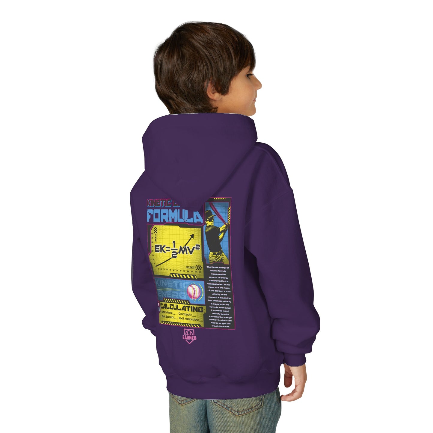 KINTEIC ENERGY FORMULA Youth Hoodie - BASEBALL IQ Collection