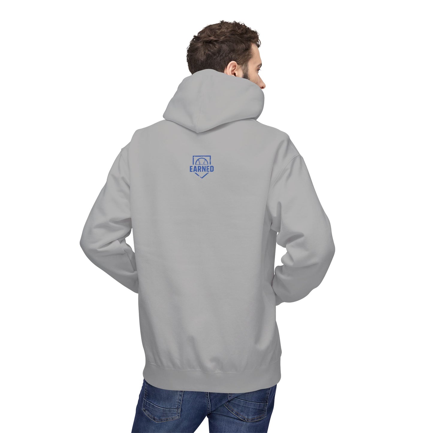 EYE BLACK NATION Adult Hoodie (Blue Font)