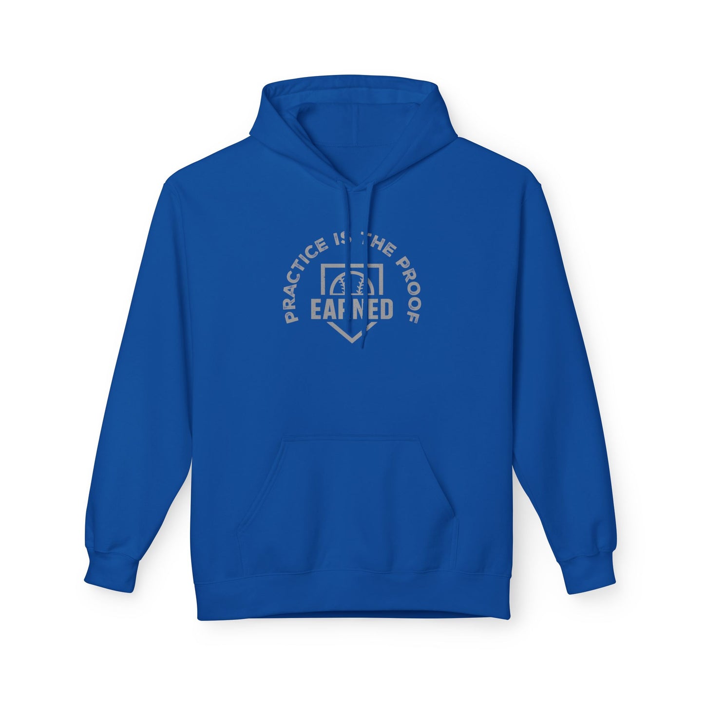 PRACTICE IS THE PROOF Hoodie (Gray Font)