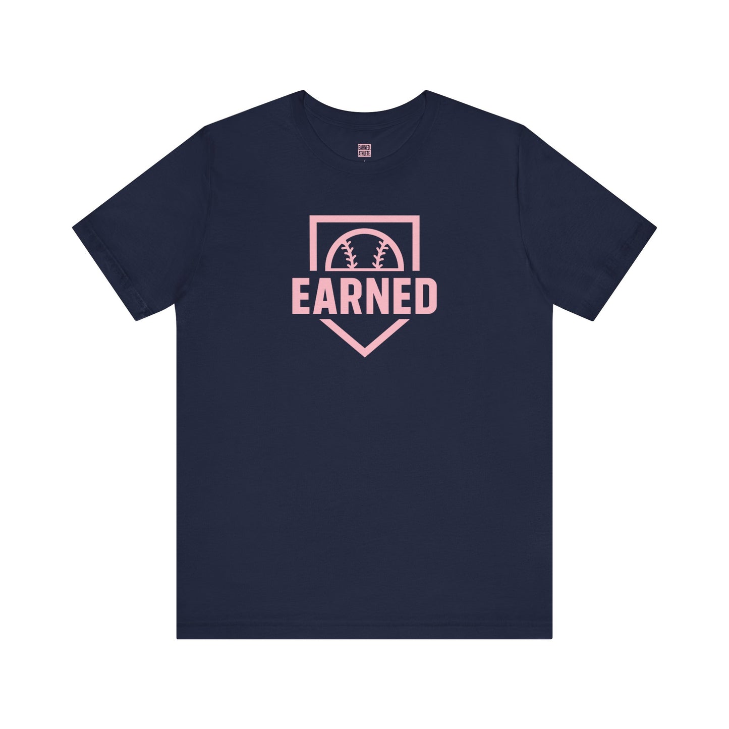 EARNED Logo Tee ( Soft Pink)