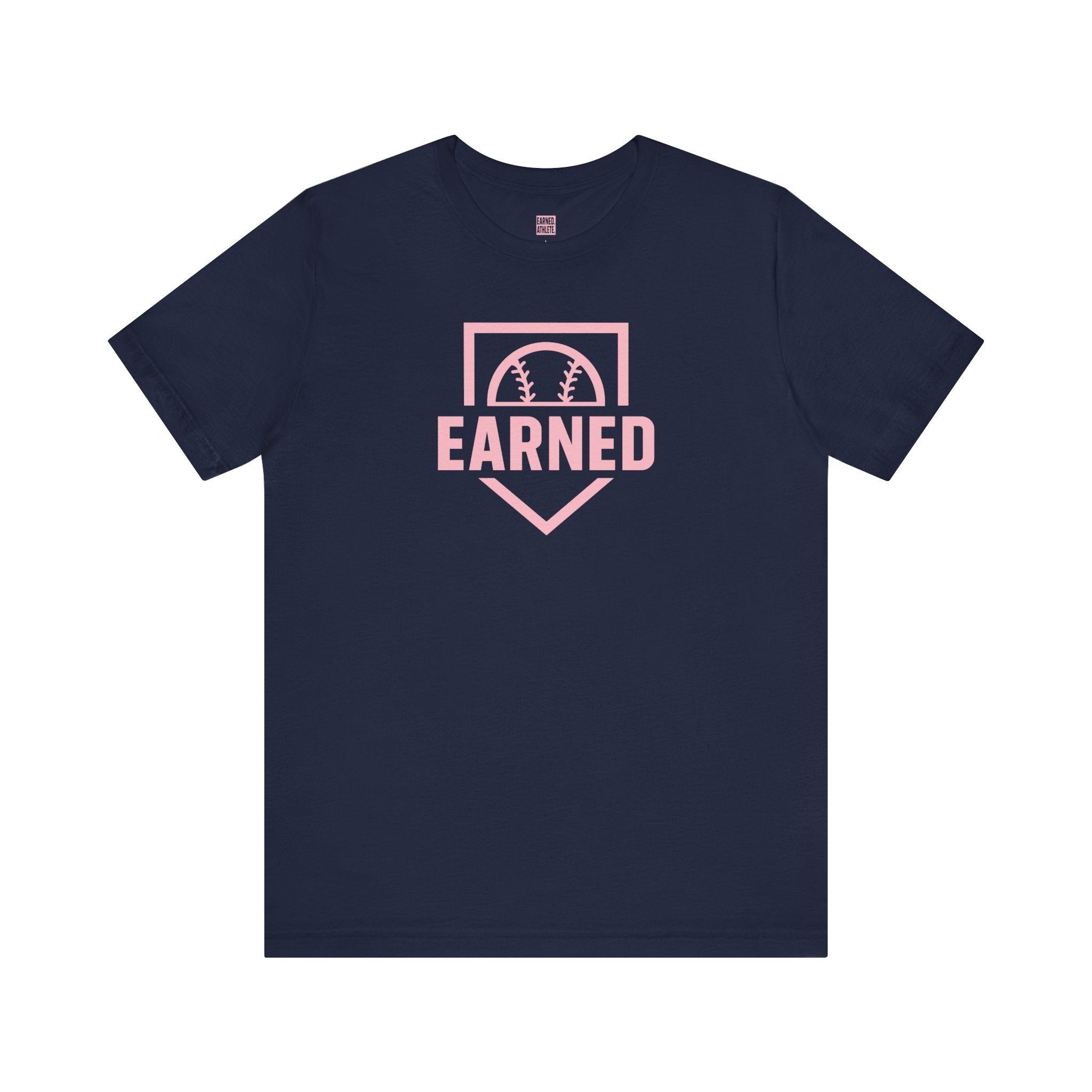 EARNED Logo Tee ( Soft Pink)