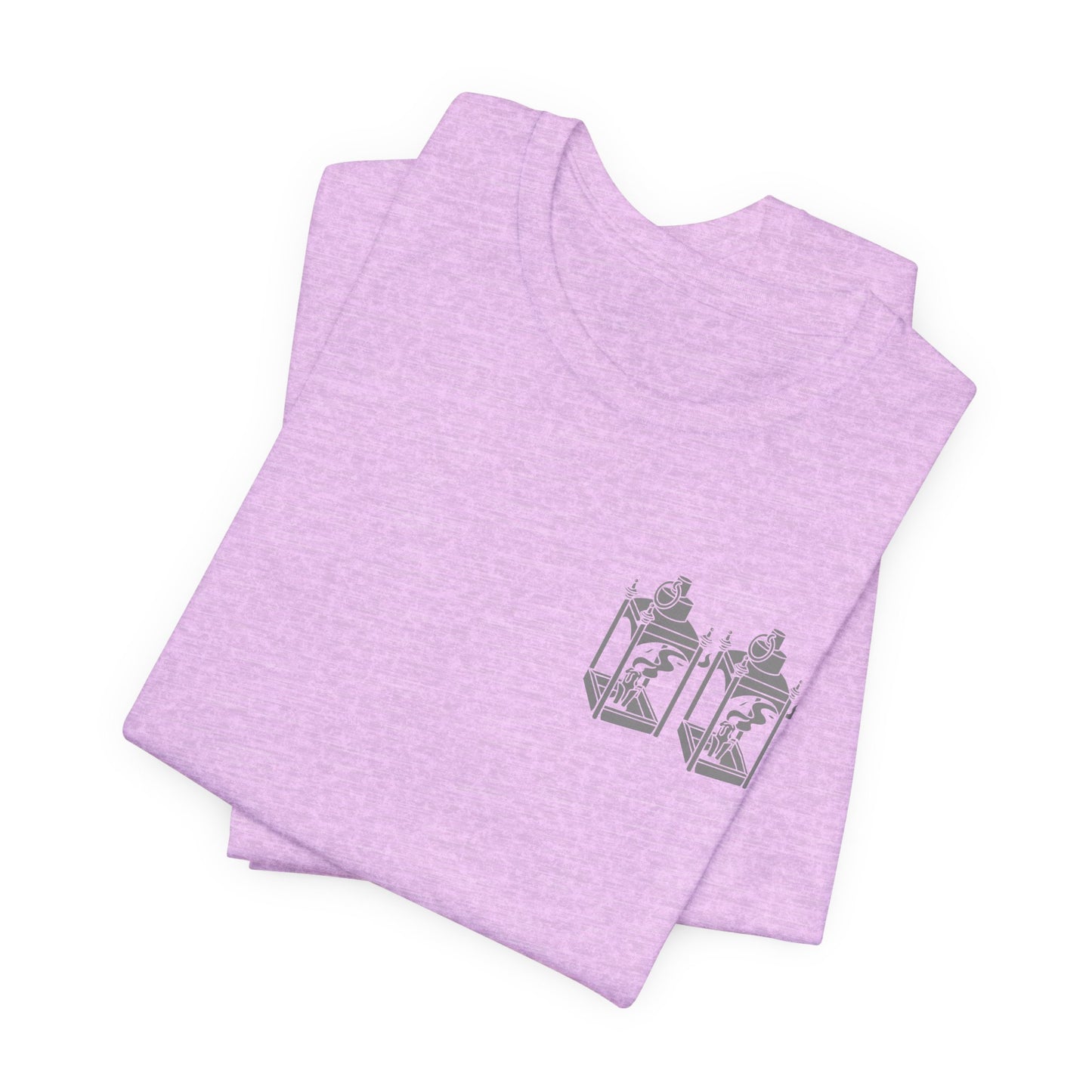 ONE IF BY LAND, TWO IF IT'S A DOUBLE Tee (Gray Font)