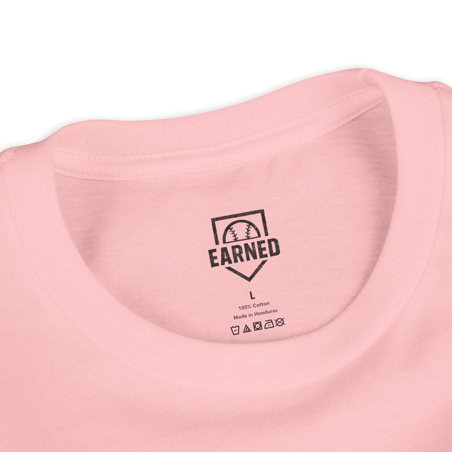 EARNED. ATHLETE. Logo Youth Tee (Black Font)