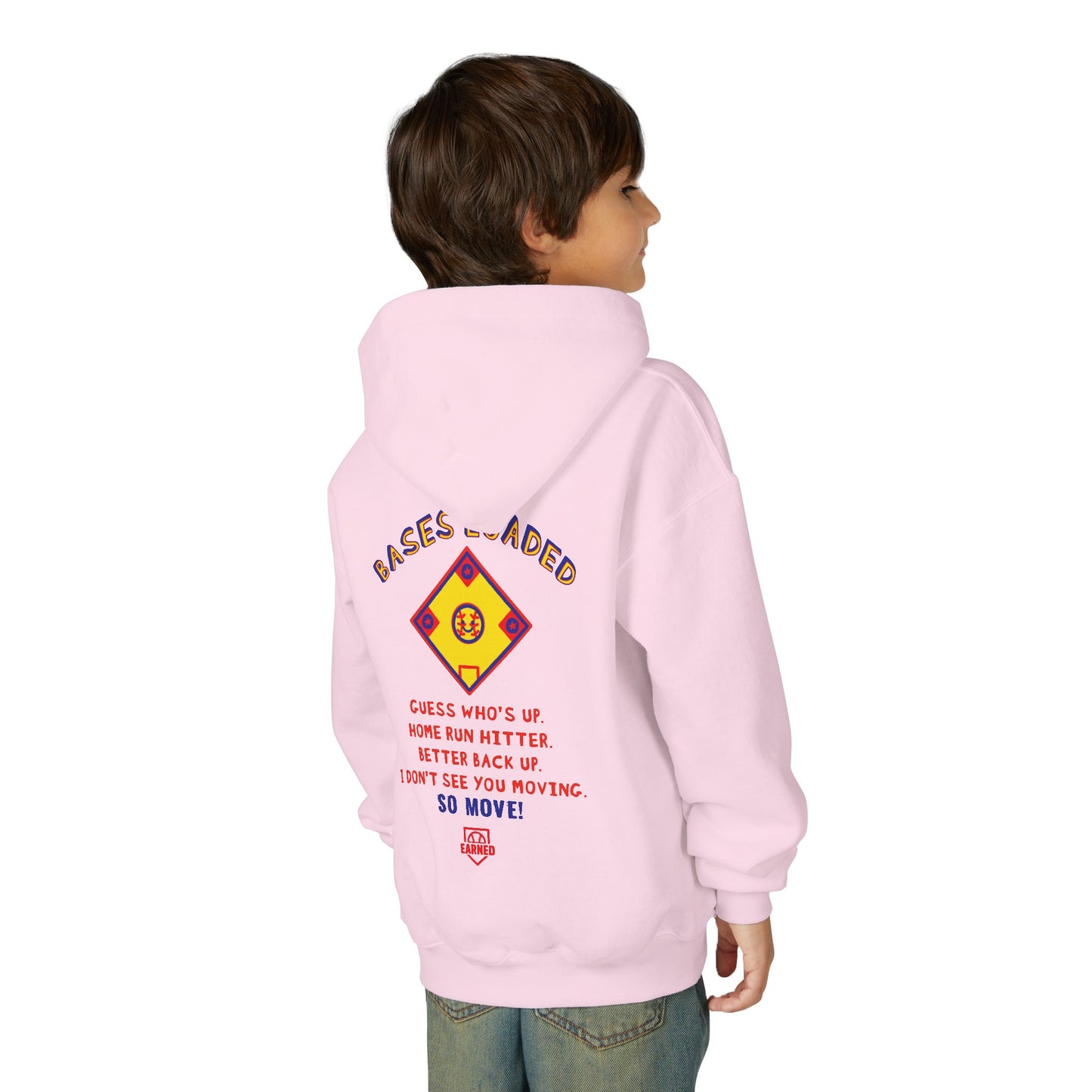 BASES LOADED Youth Hoodie - DUGOUT CHANT Collection