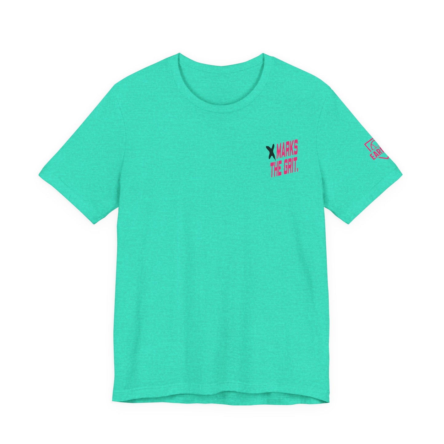 X MARKS THE GRIT Tee (Black X, Pink font)