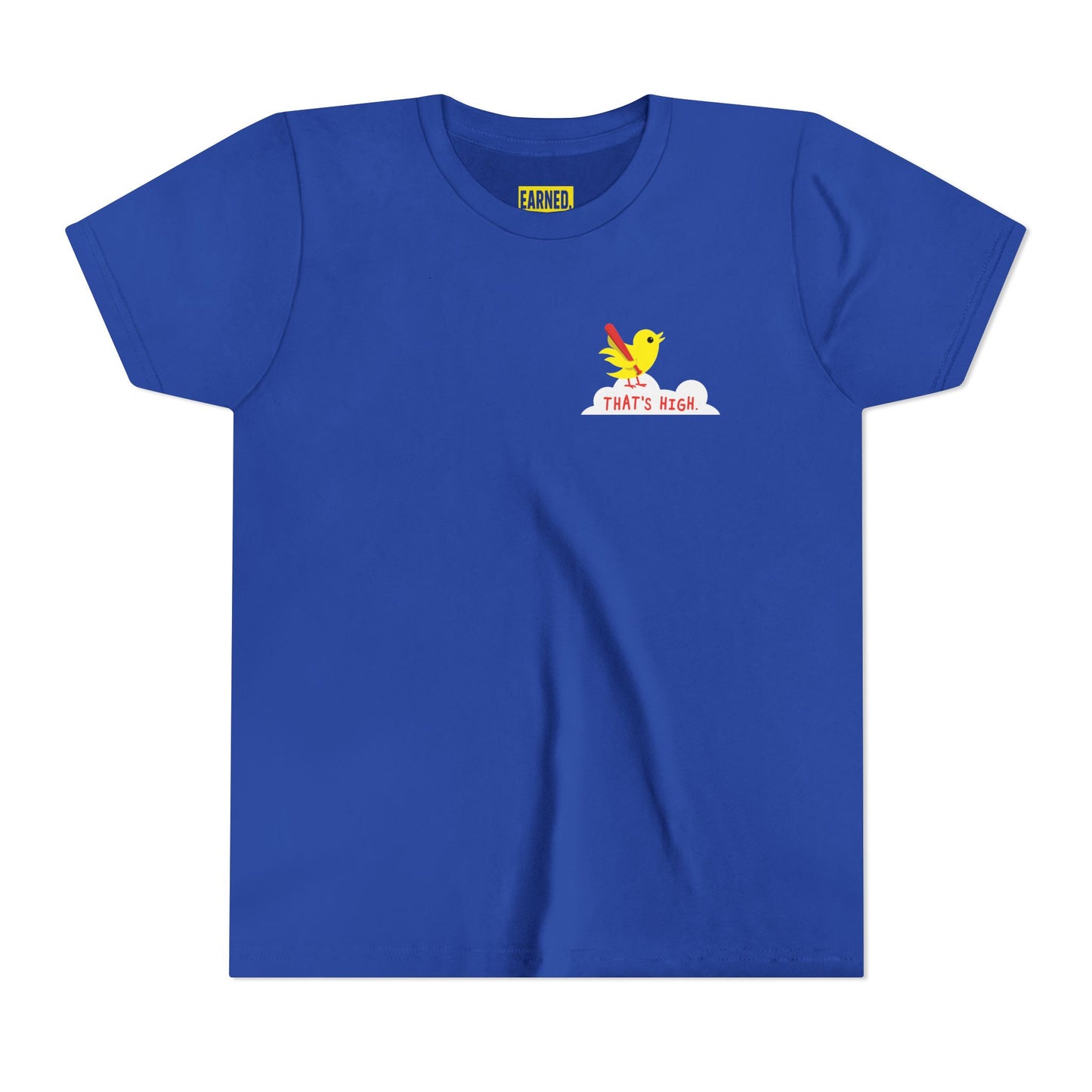 THAT'S HIGH Youth Tee (Yellow Bird) - DUGOUT CHANT Collection