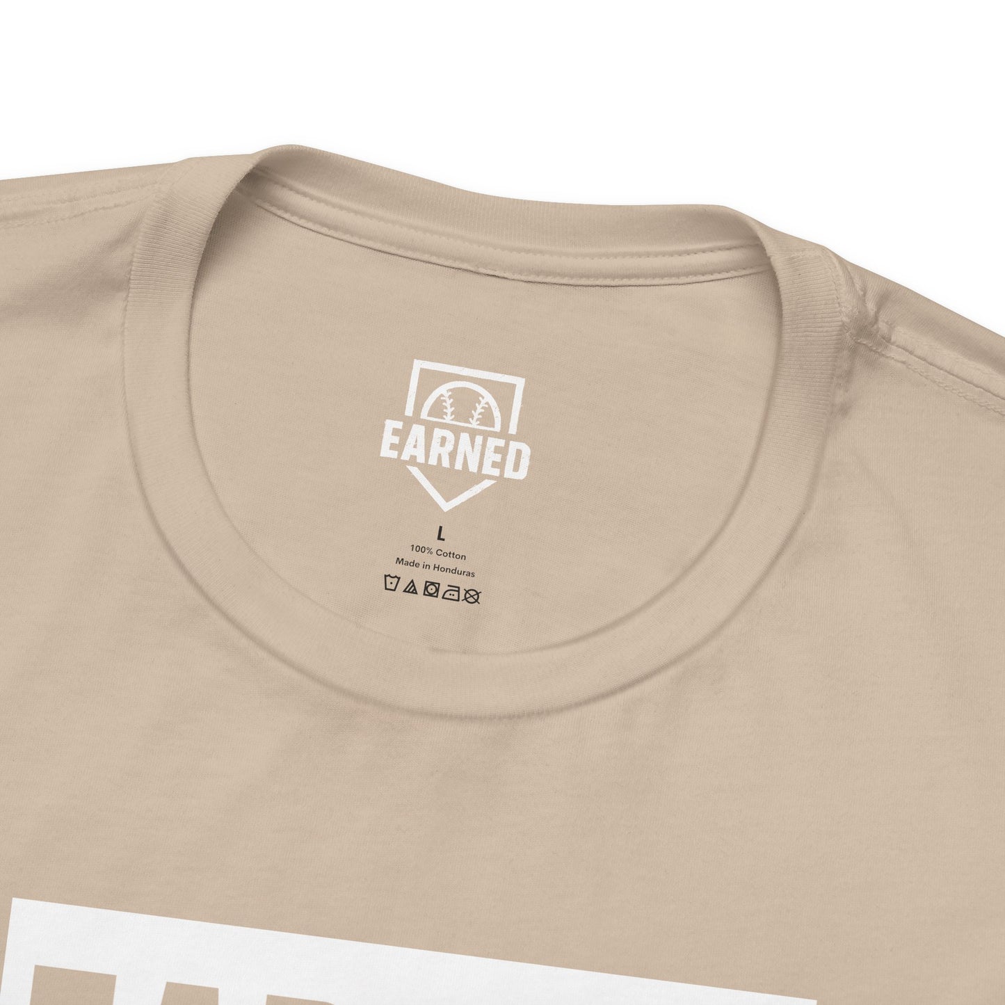 EARNED. ATHLETE. Tee (White Font)