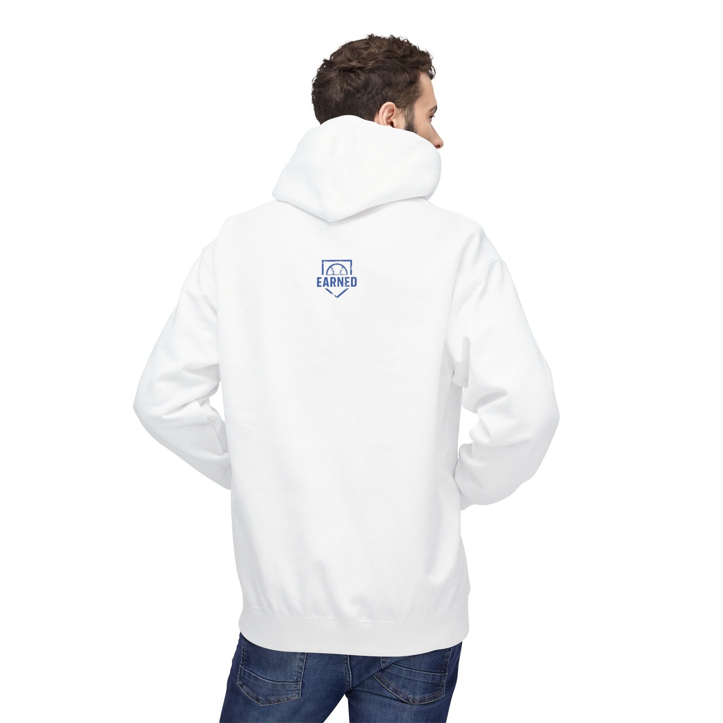 EYE BLACK NATION Adult Hoodie (Blue Font)
