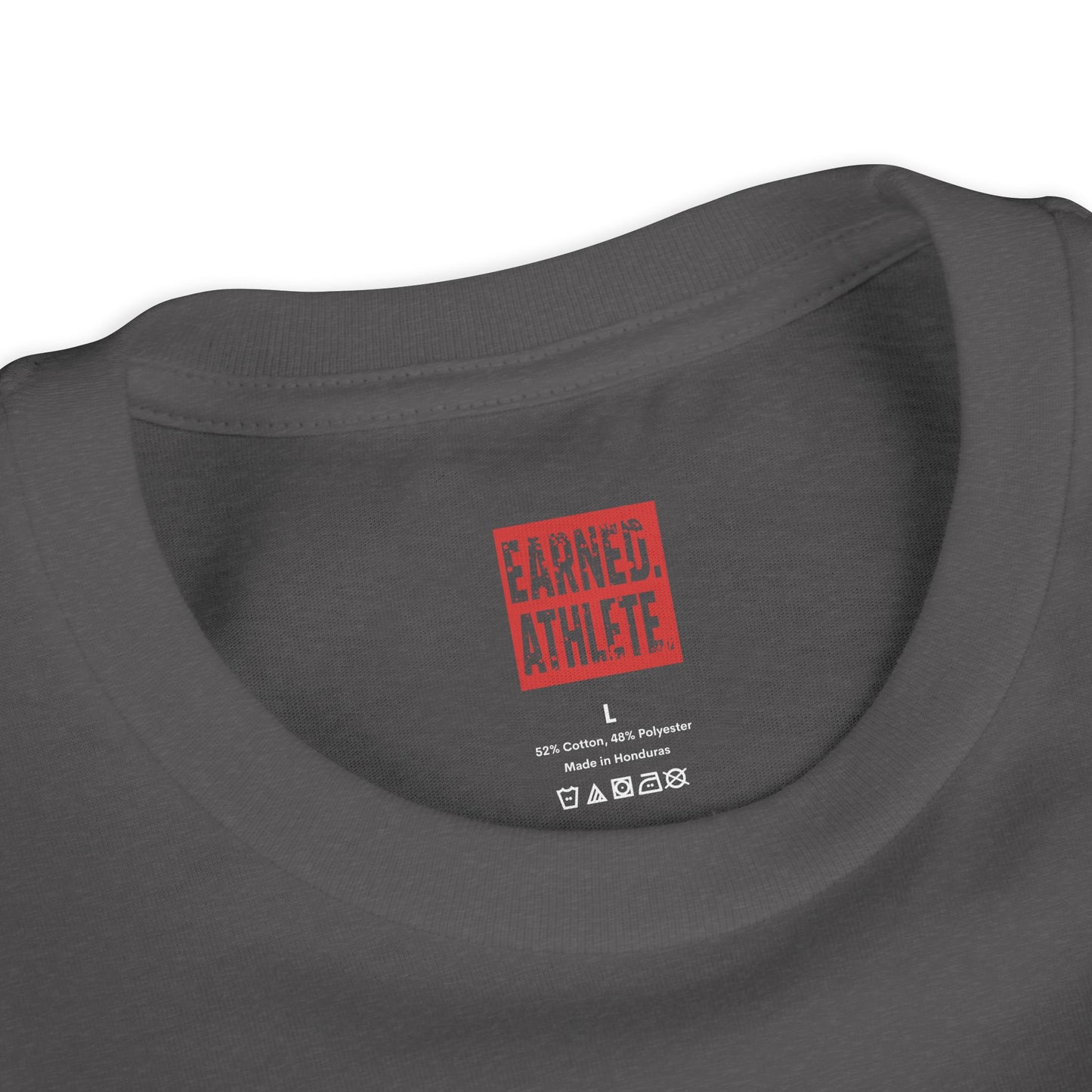 CAGE WORK MAKES GAME WORK Youth Tee (Red Font)