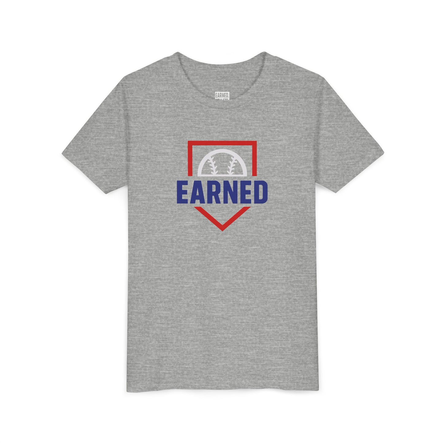 EARNED LOGO Youth Tee (Red Plate)