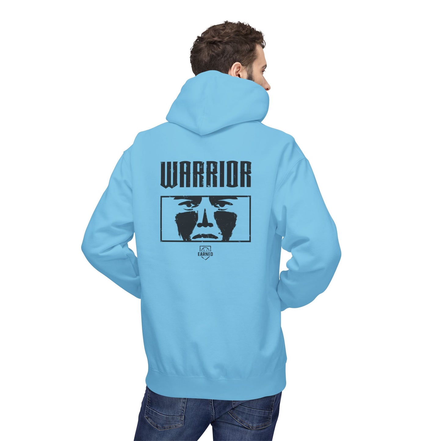 EYE BLACK NATION / WARRIOR Hoodie (Black Font)