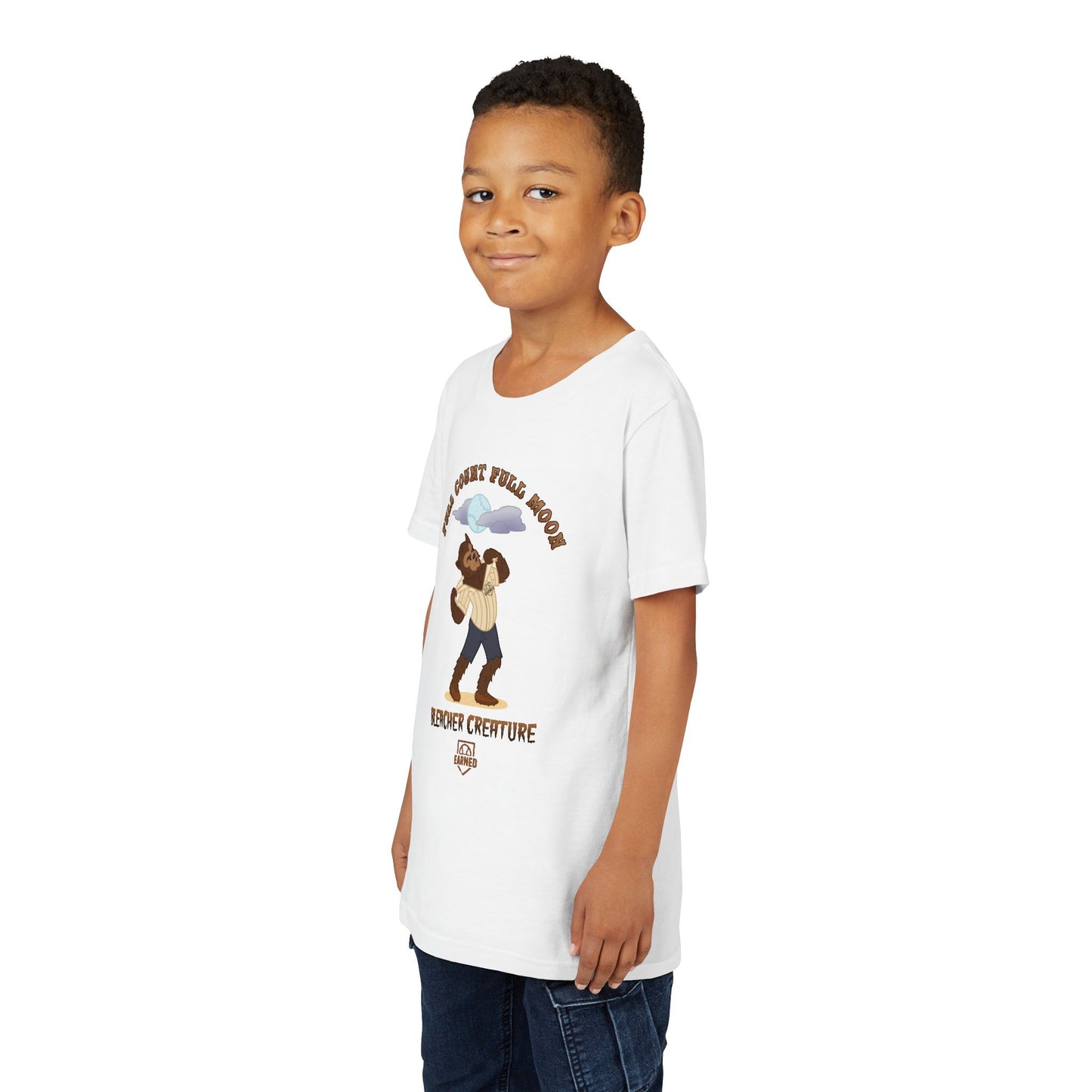 FULL COUNT FULL MOON Youth Tee - BLEACHER CREATURE Collection