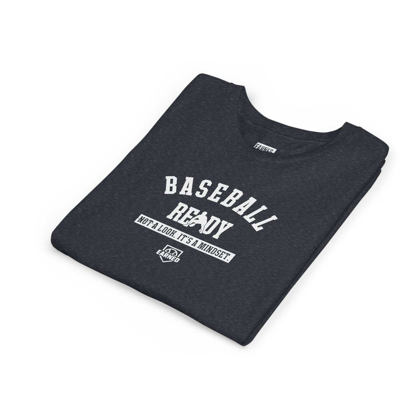 BASEBALL READY Youth Tee (White Font)