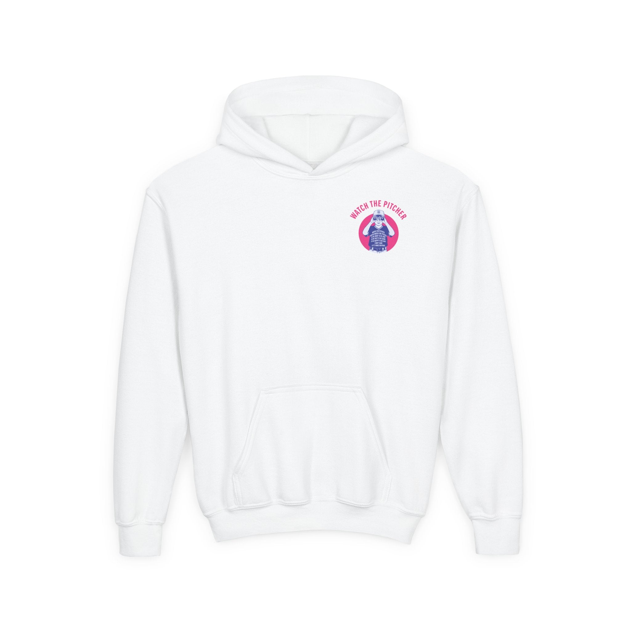 WATCH THE PITCHER Youth Hoodie - DUGOUT CHANT Collection