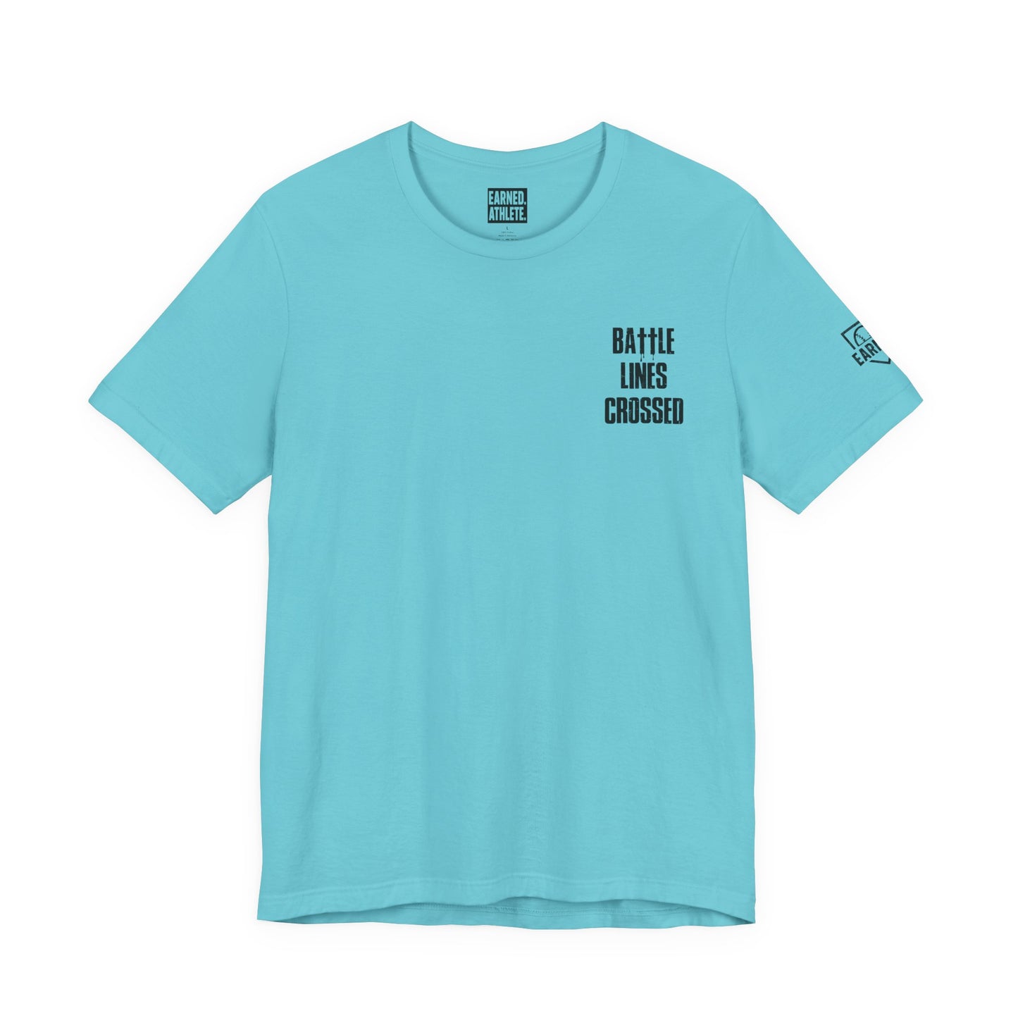 BATTLE LINES CROSSED Tee (Black Font)
