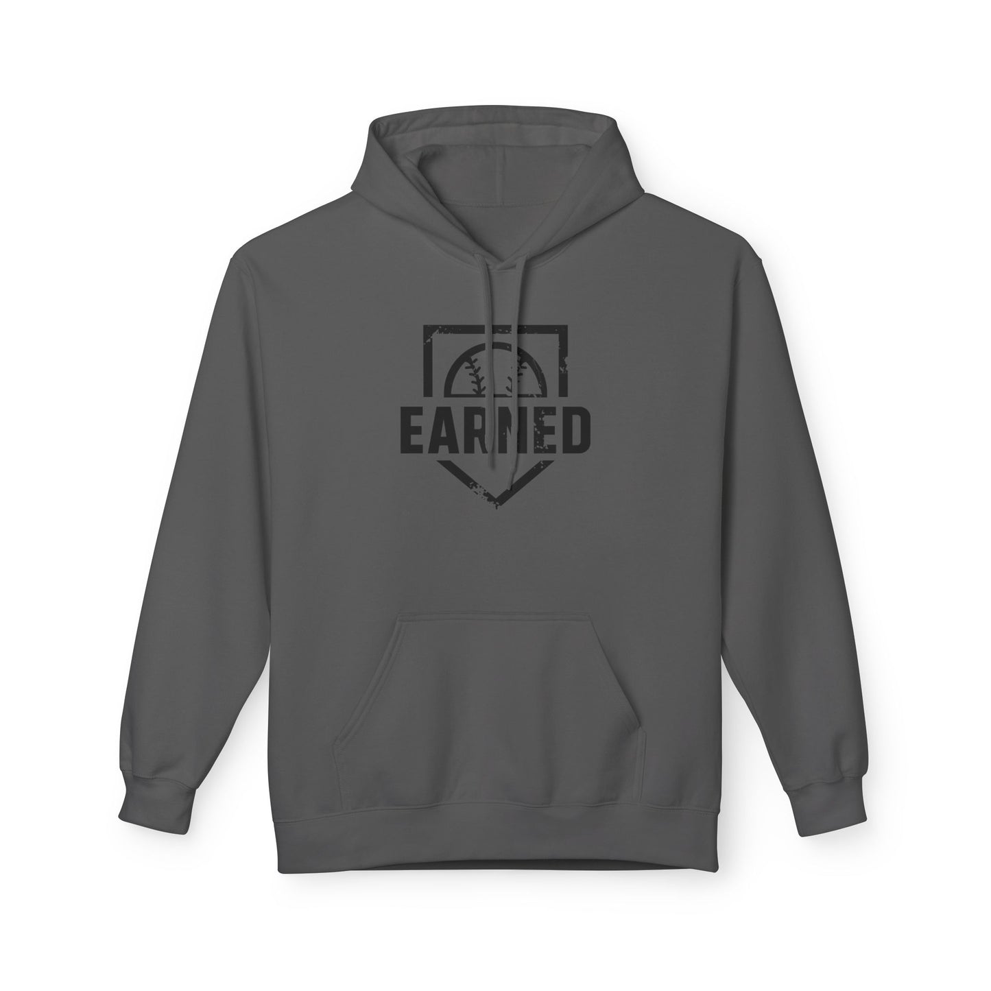 EARNED Logo Hoodie (Black Font)