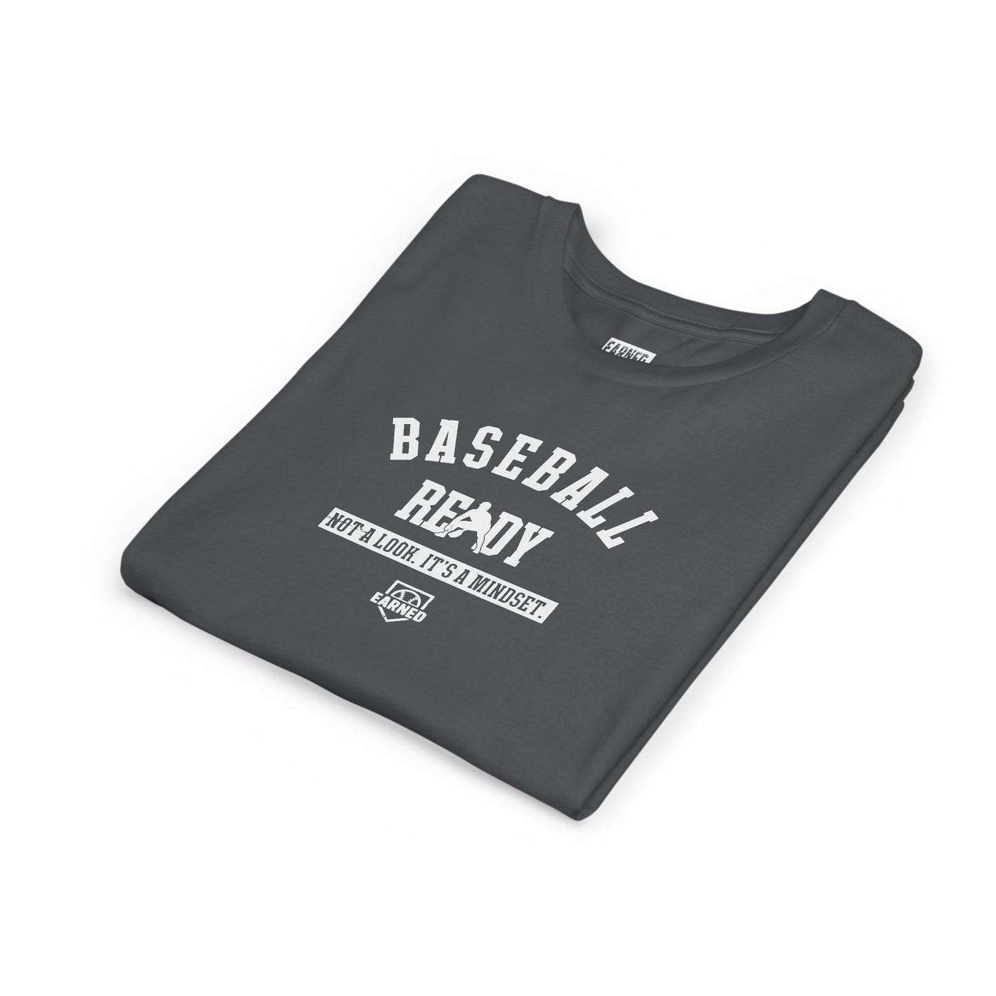 BASEBALL READY Youth Tee (White Font)