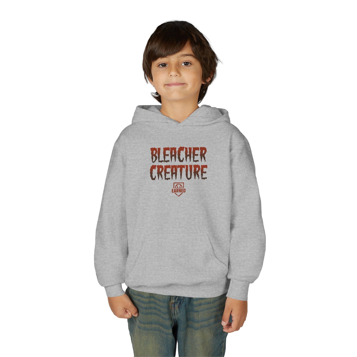 BLEACHER CREATURE Youth Hoodie (Red Halloween Logo)